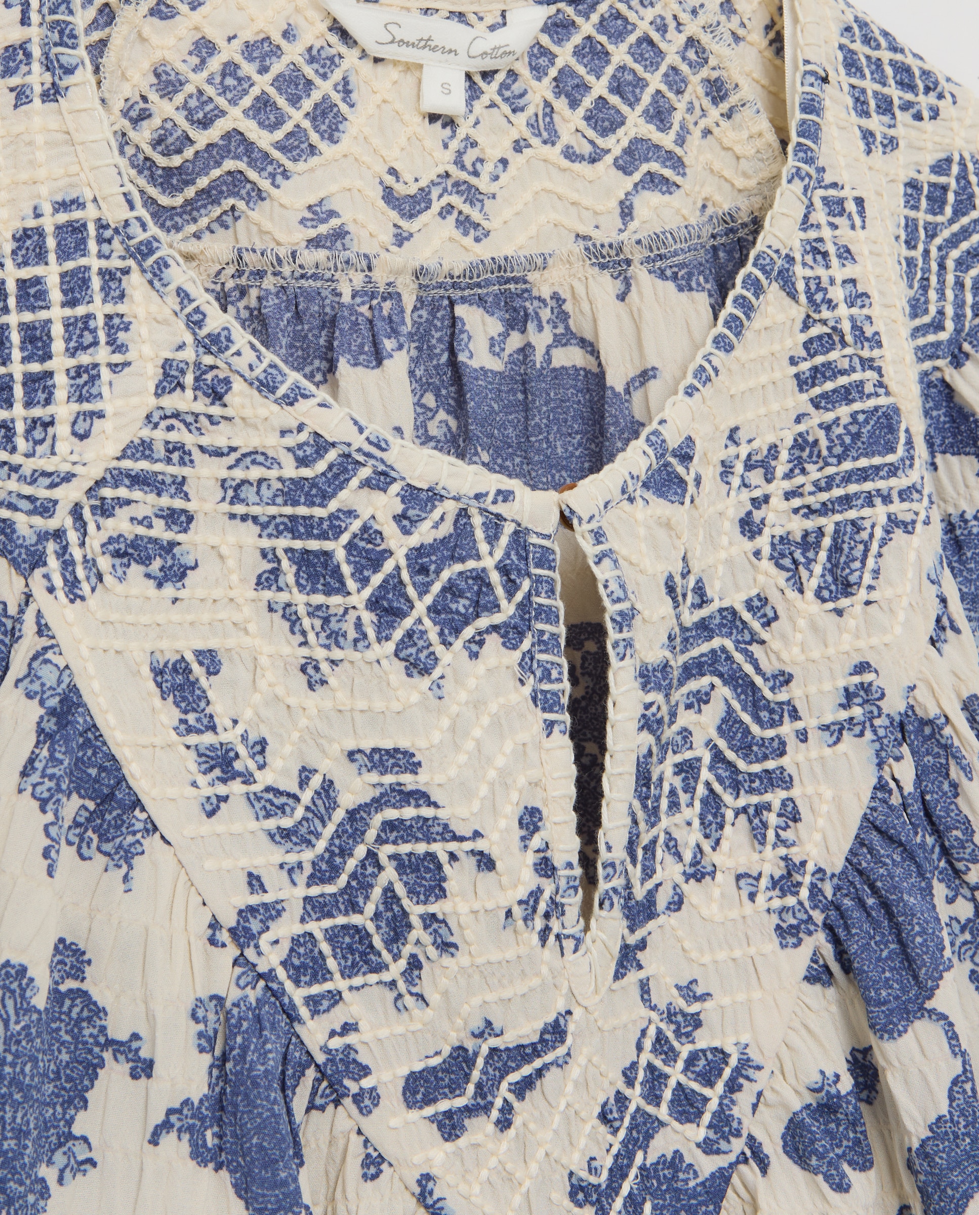 Blusa de mulher com manga comprida Azul-marinho-2