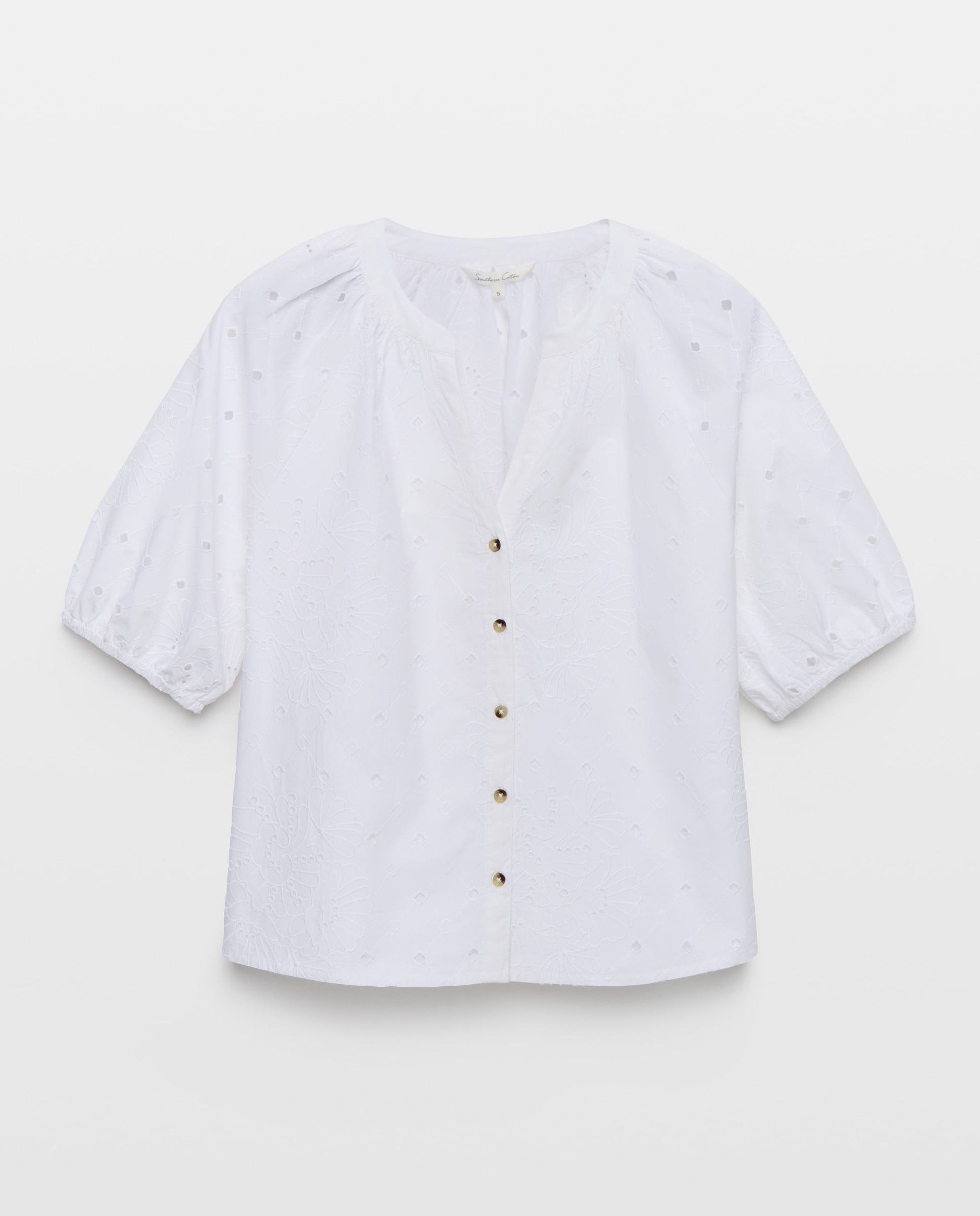 Imagen 5 de Blusa shifly de mujer - Southern Cotton - Blanco Blanco