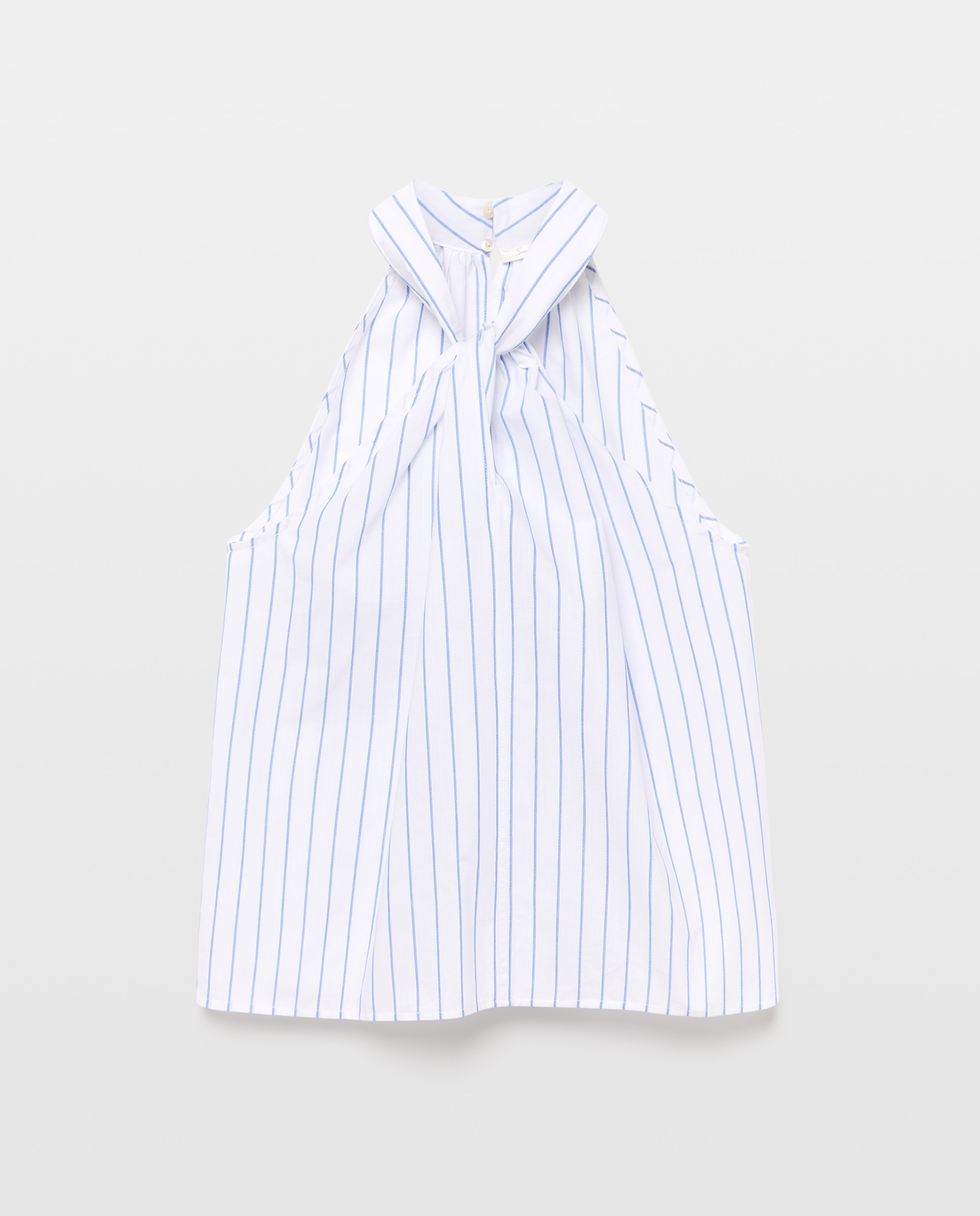 Top de mujer con cuello halter - Southern Cotton - Blanco Blanco-5