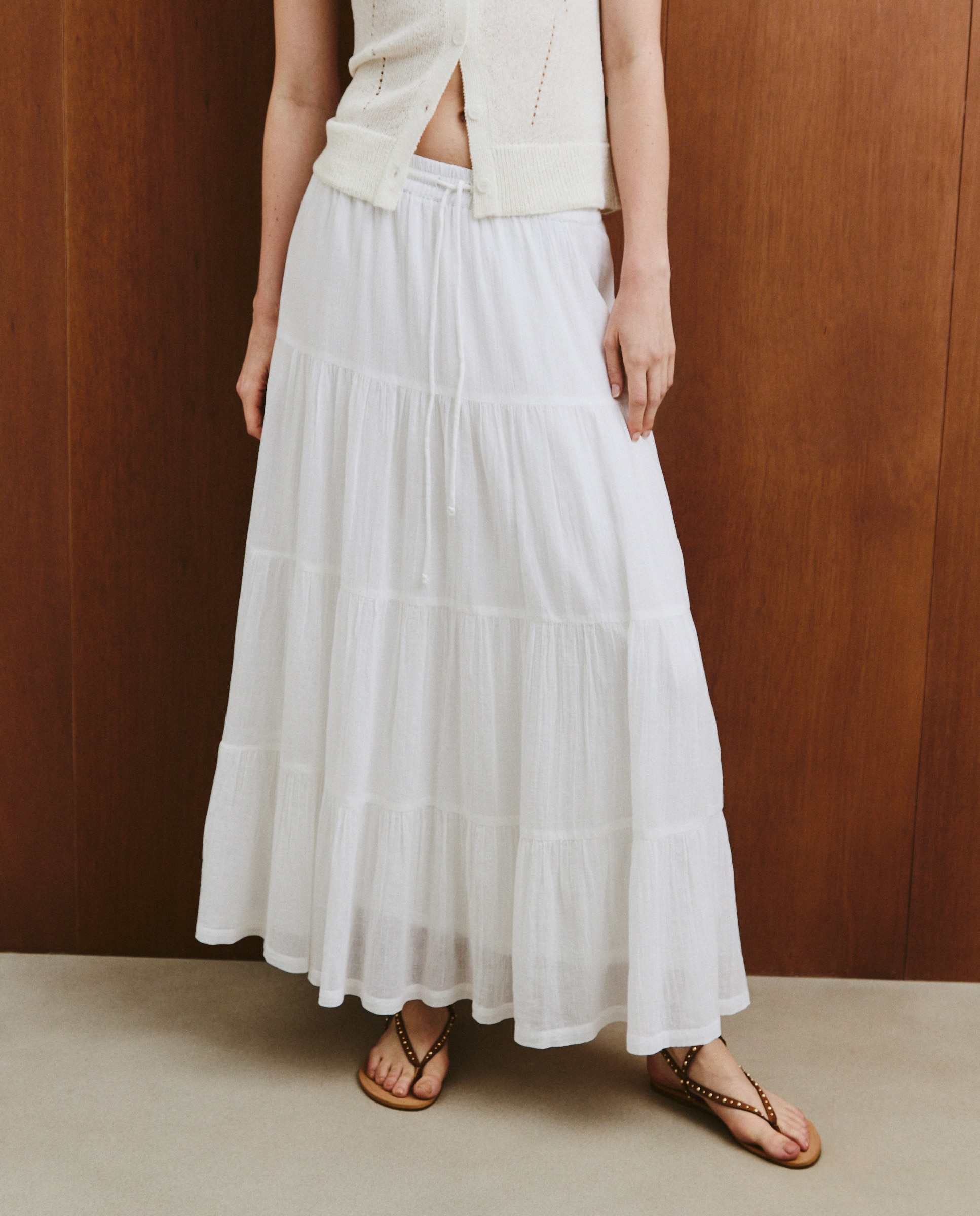 Saia Midi Lisa Branco-2