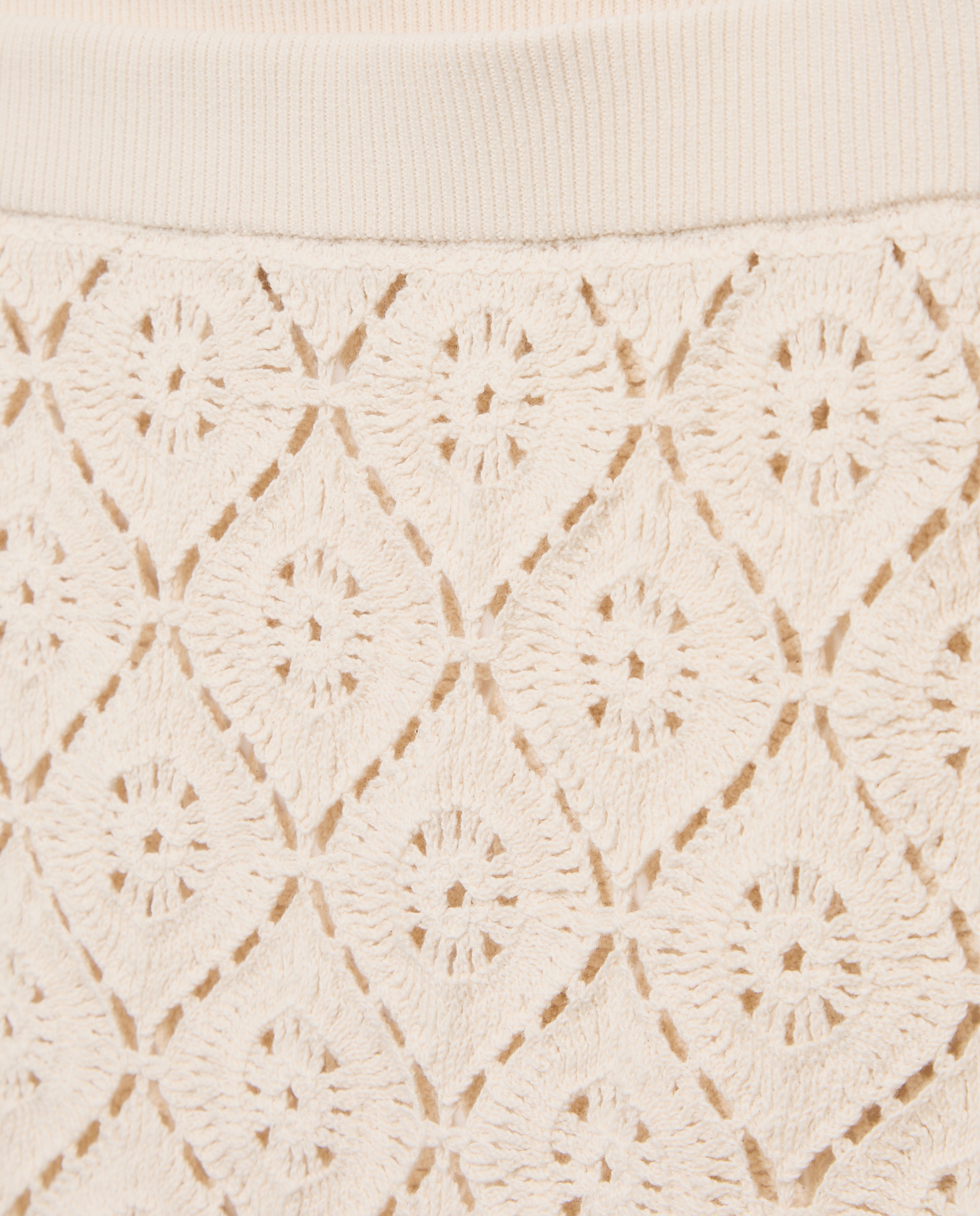 Saia Comprida de Crochet 120 Cru-5