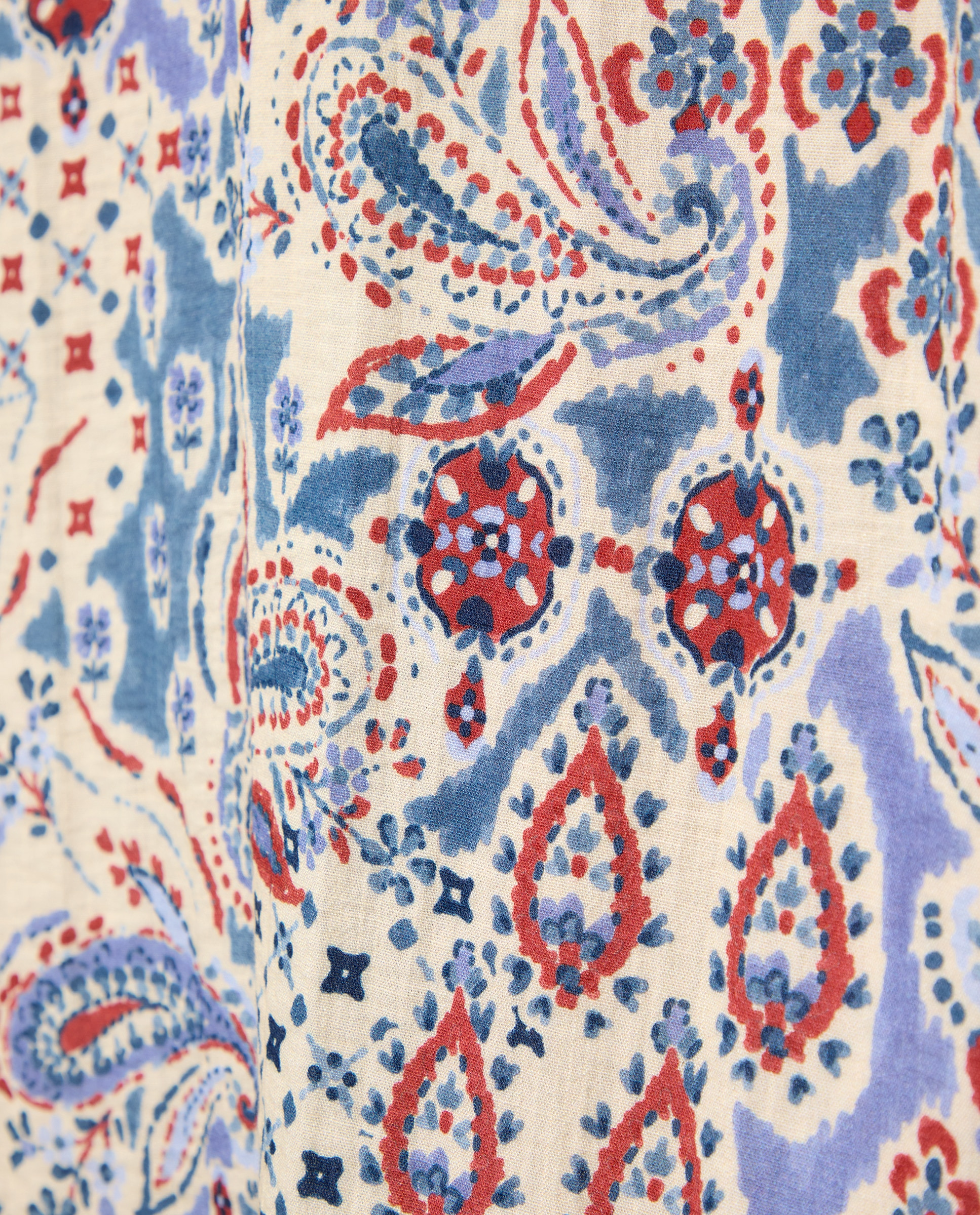 Falda recta estampada - Southern Cotton - Azul Azul-5