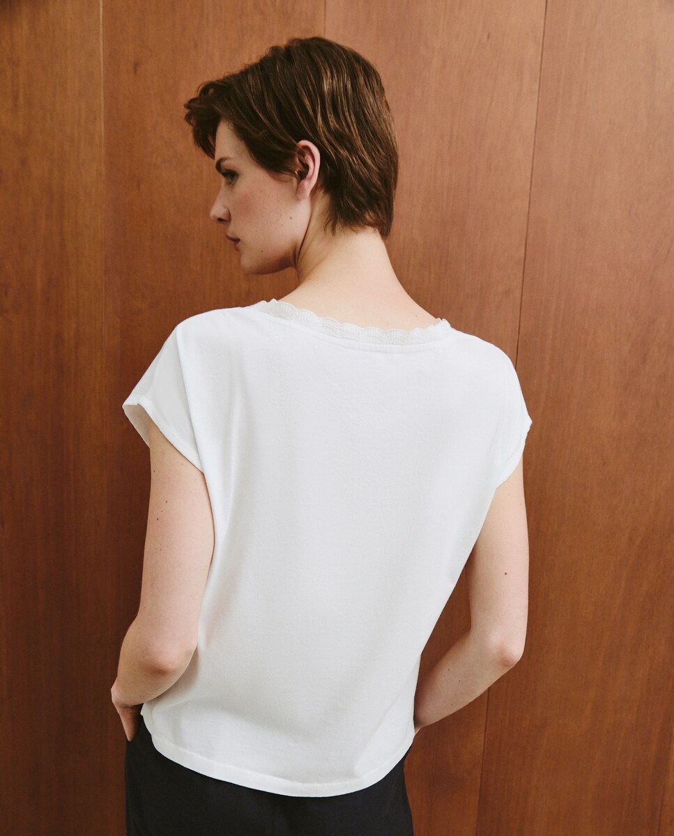 Camiseta Básica De Manga Larga Para Mujer, Color Liso