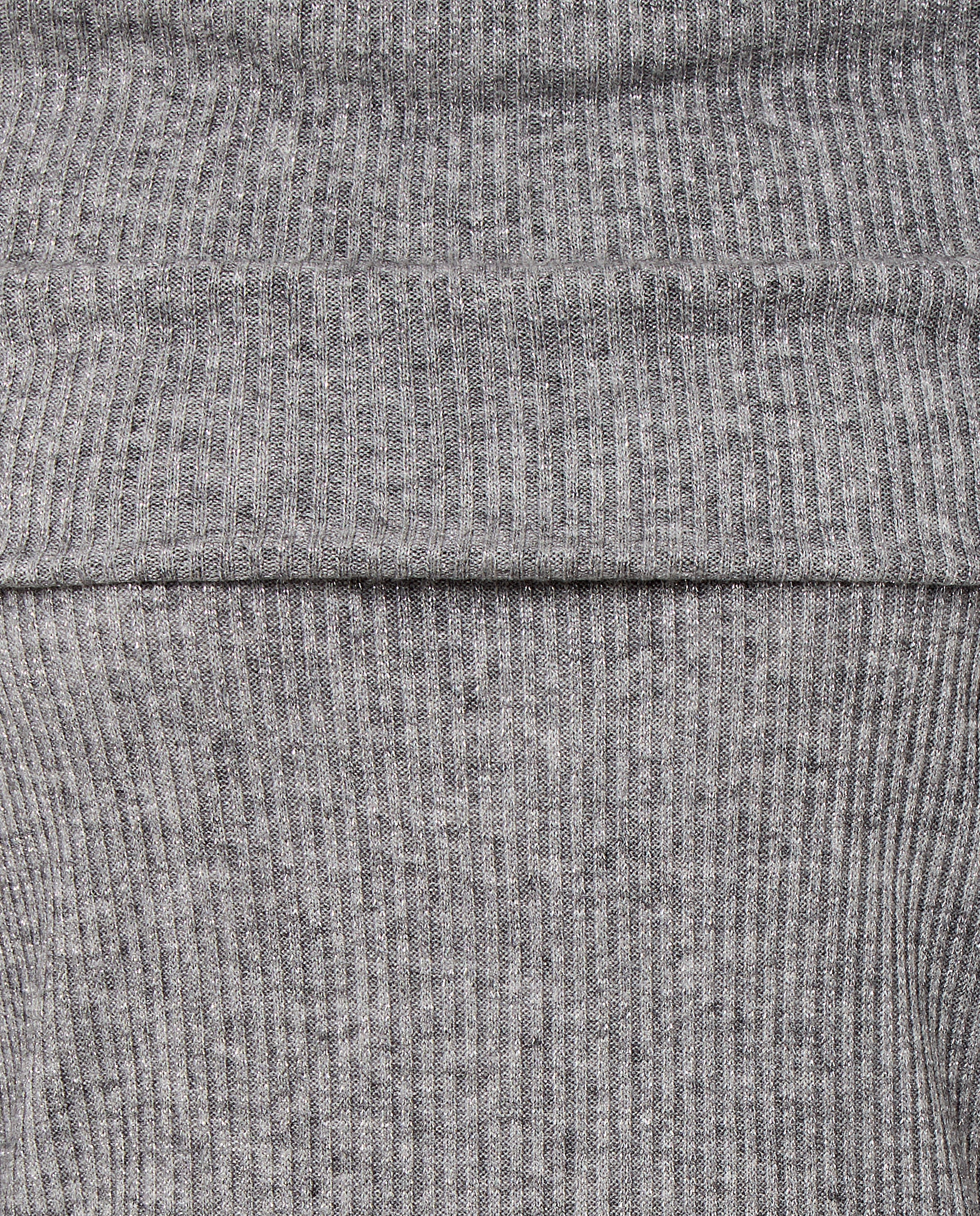 Camisola Lisa com Manga Comprida Cinzento-claro-5