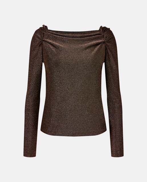 Imagen 0 de Camiseta lisa de manga larga de mujer