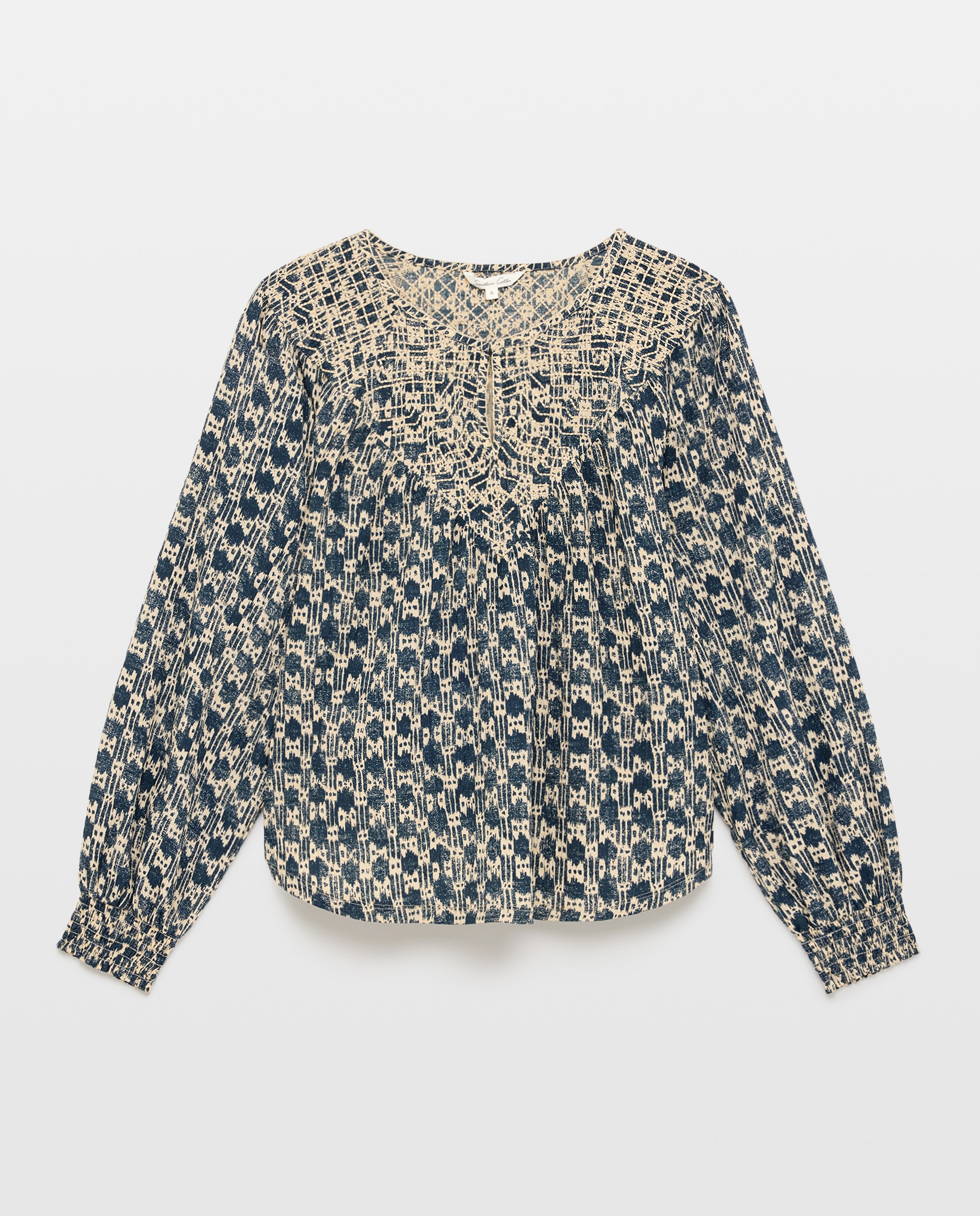 T-shirt estampada de mulher Azul-4