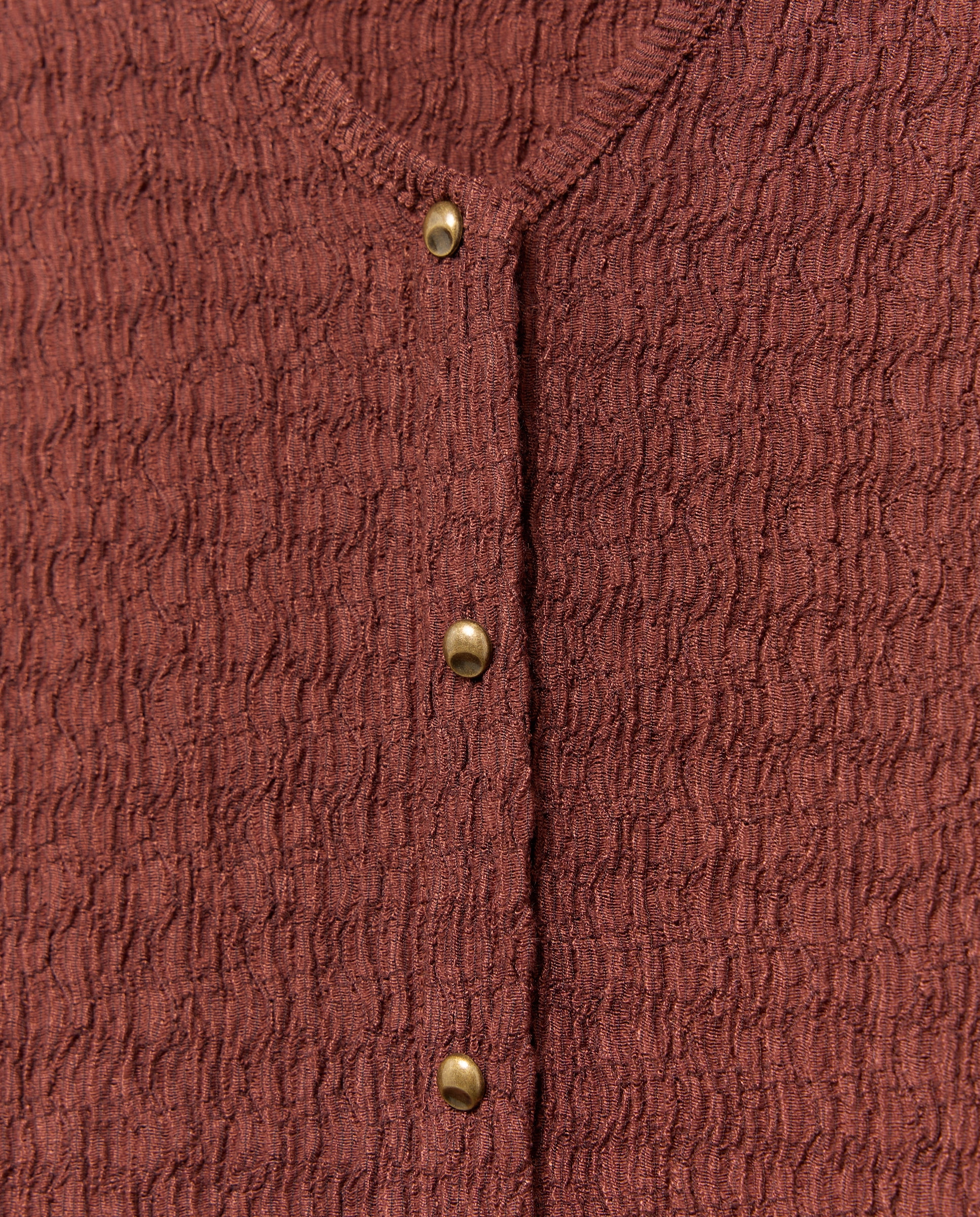Camisola de Manga Comprida com Estrutura de Ondas Bordeaux-5