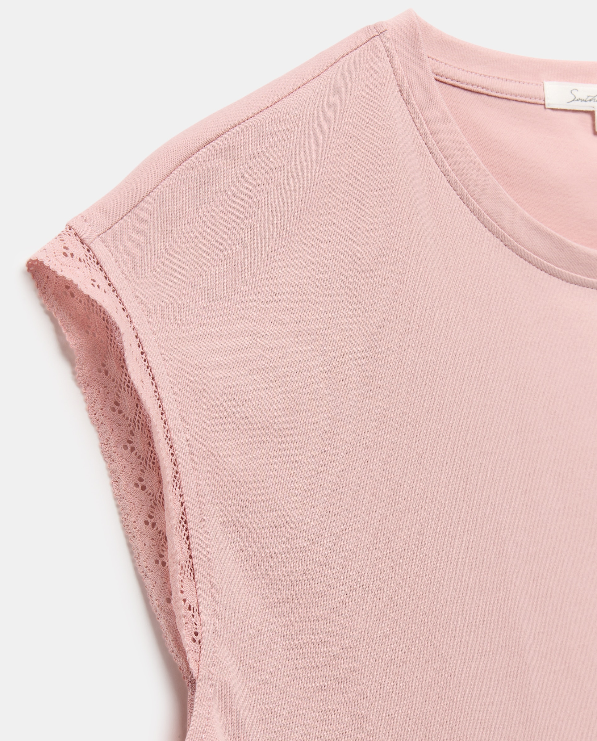 Camiseta sin mangas lisa de mujer - Southern Cotton - 200 Rosa 200 Rosa-5