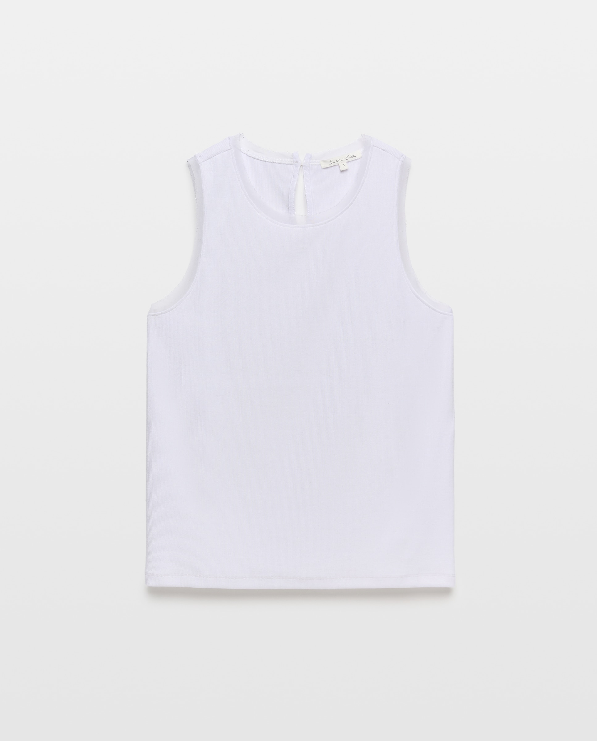 Camiseta sin mangas lisa de mujer - Southern Cotton - 120 Crudo 120 Crudo-4