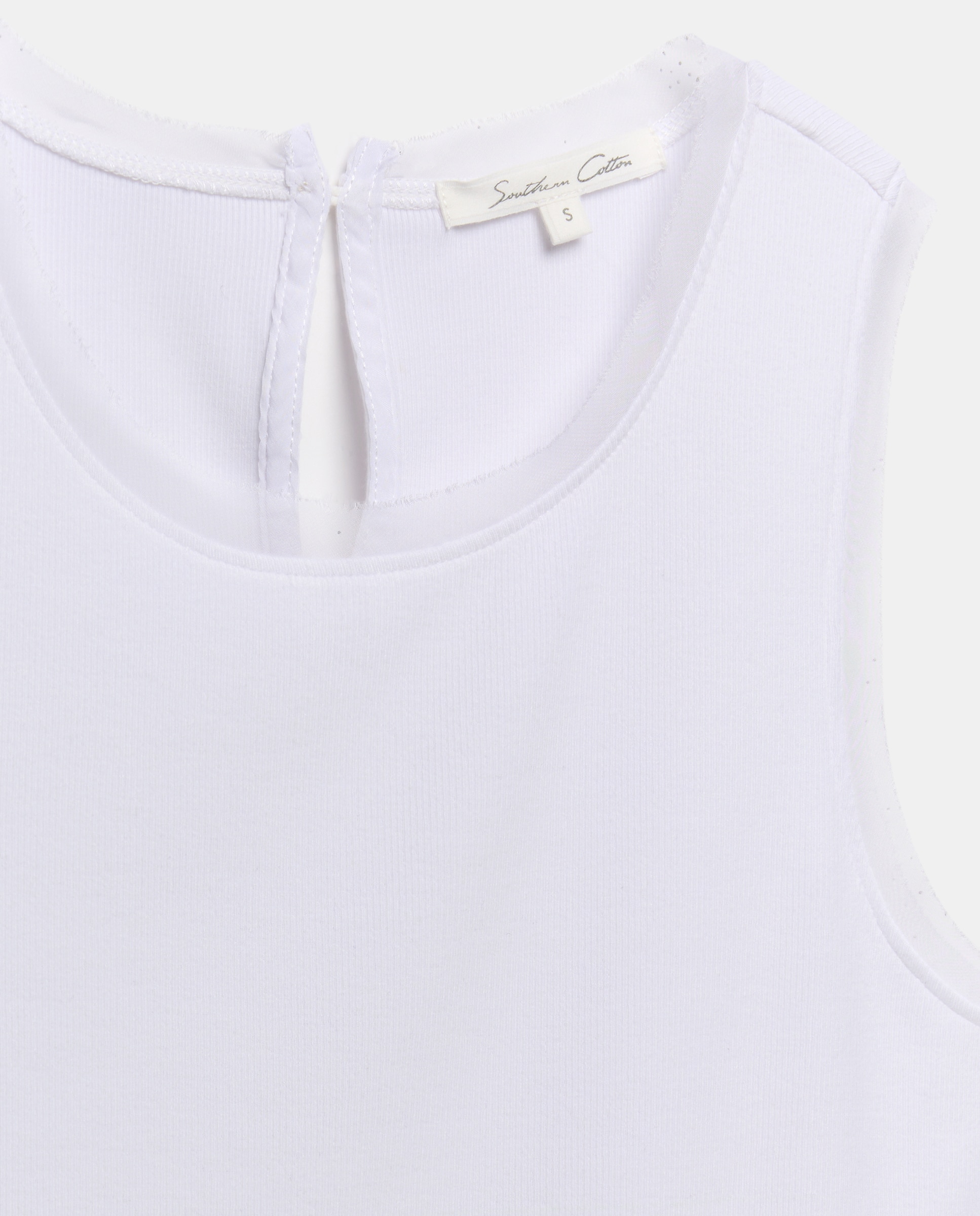 Camiseta sin mangas lisa de mujer - Southern Cotton - 120 Crudo 120 Crudo-5