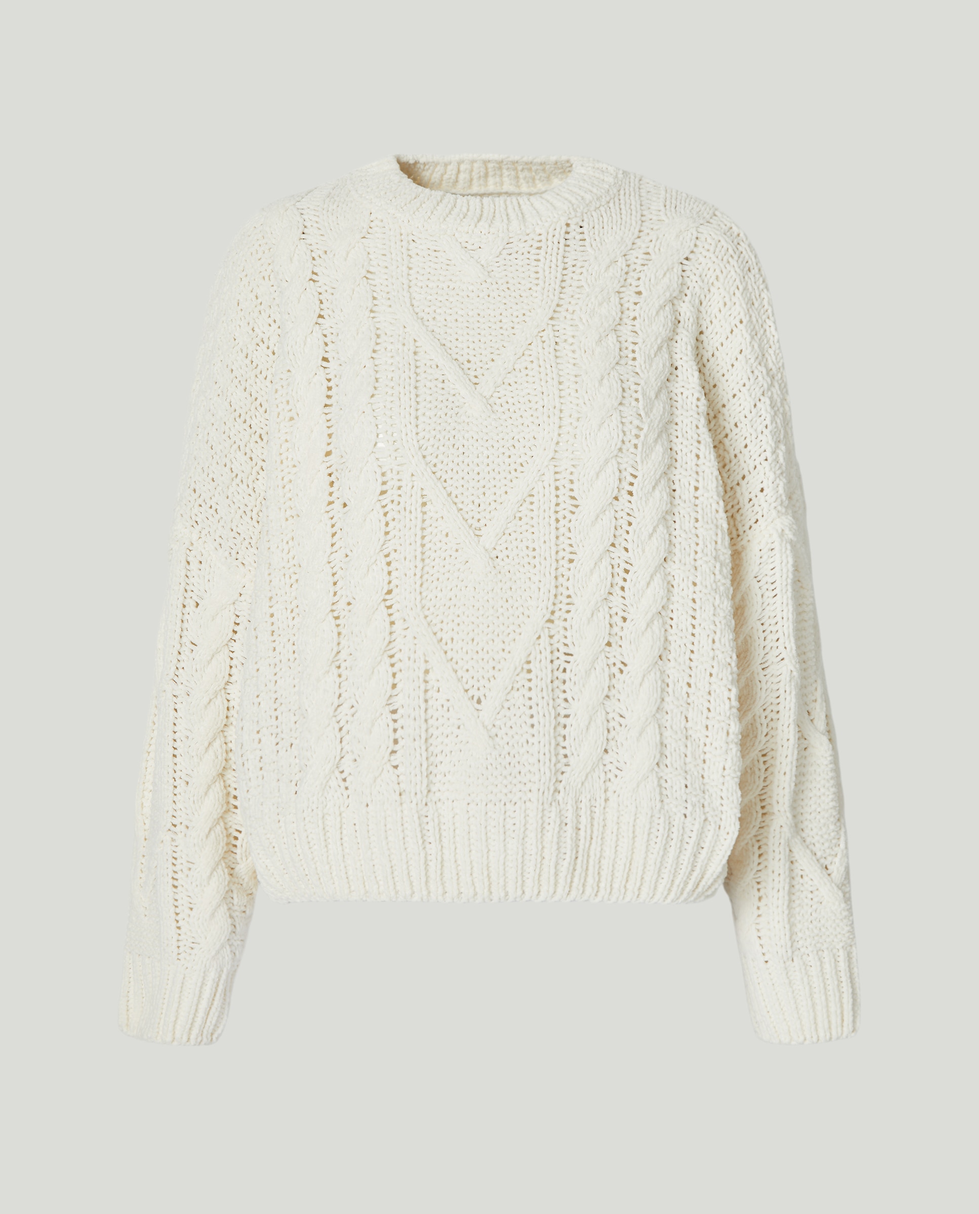 Camisola de malha lisa 120 Cru-4