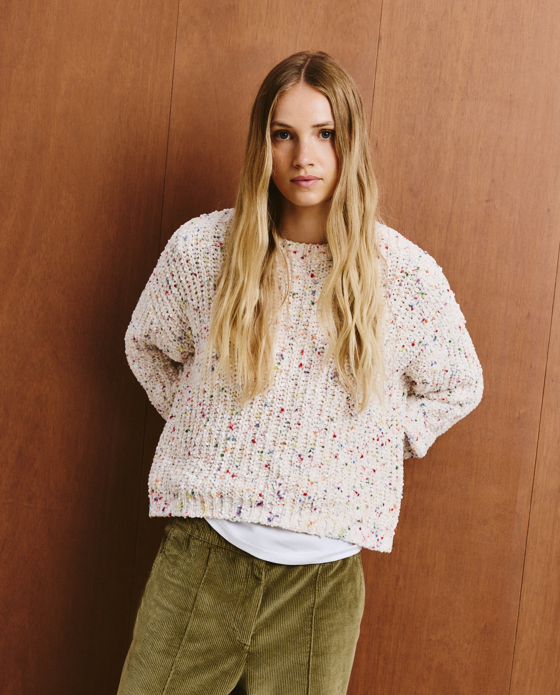 Imagem 0 de Camisola de Malha com Padrão em Chenille