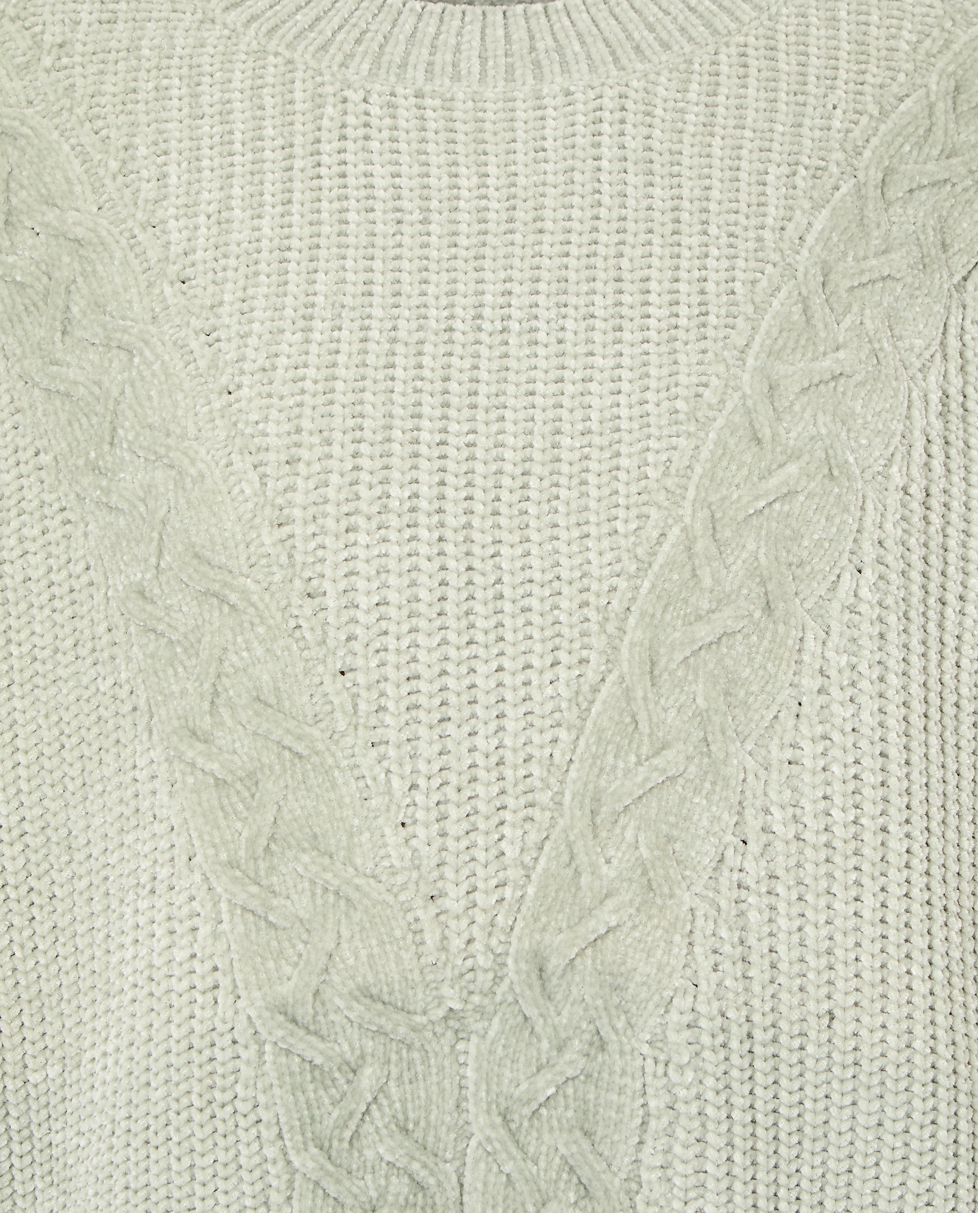 Camisola de Malha de Poliéster Lisa Verde-flúor-5