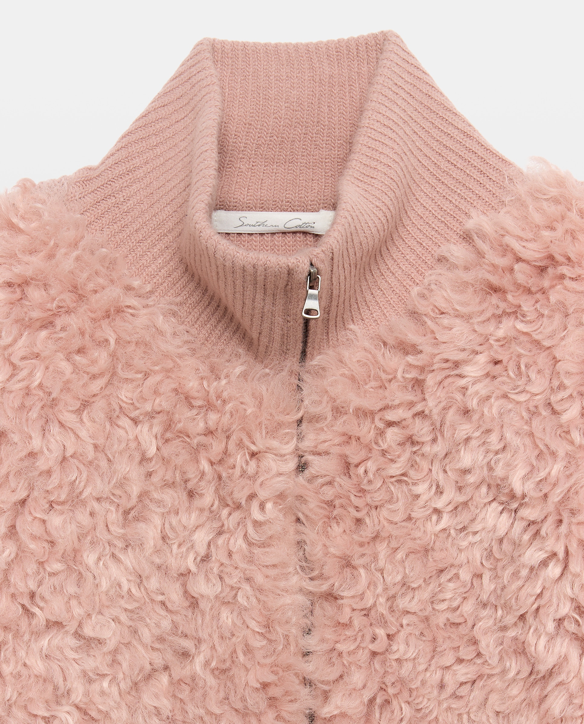 Chaqueta tricot de mujer borrego - Southern Cotton - 200 Rosa 200 Rosa-5