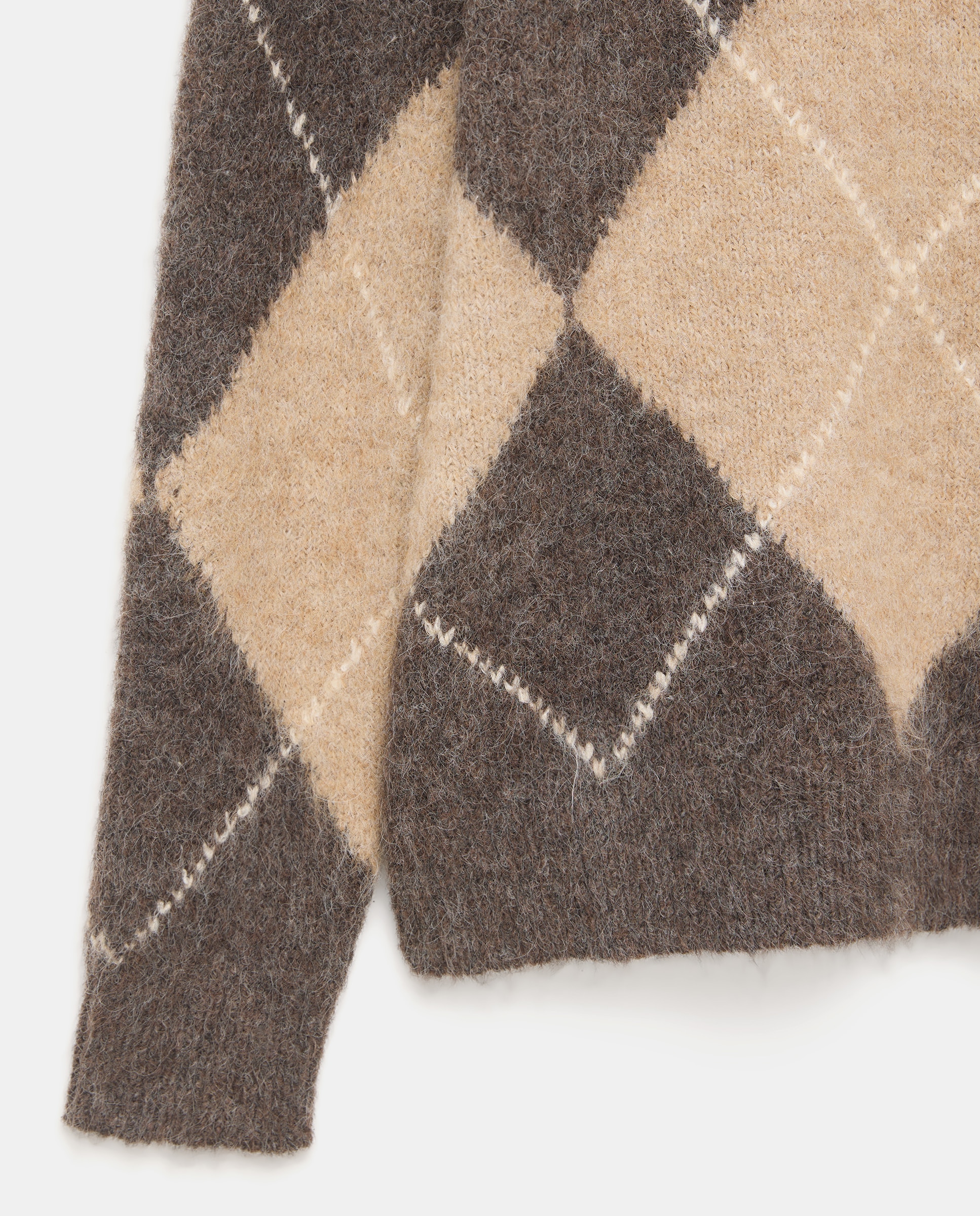 Jersey de mujer de rombos - Southern Cotton - Marrón Marrón-6