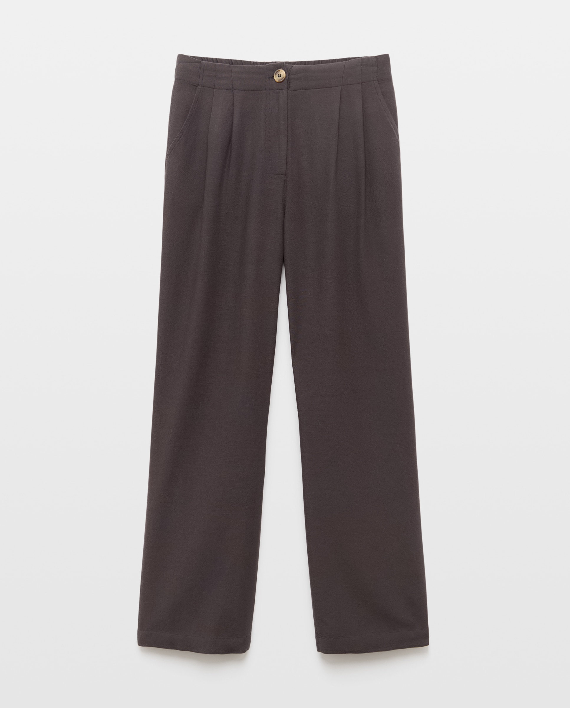 Pantalón lino de mujer - Southern Cotton - Plomo Plomo-4