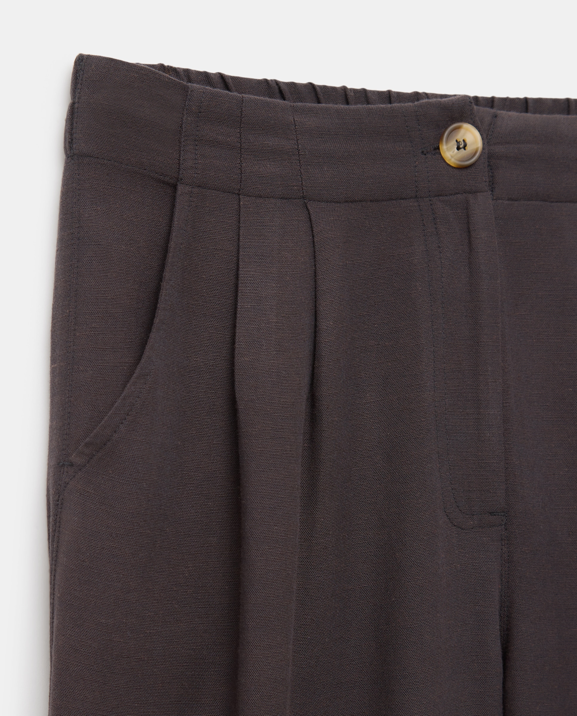 Pantalón lino de mujer - Southern Cotton - Plomo Plomo-5
