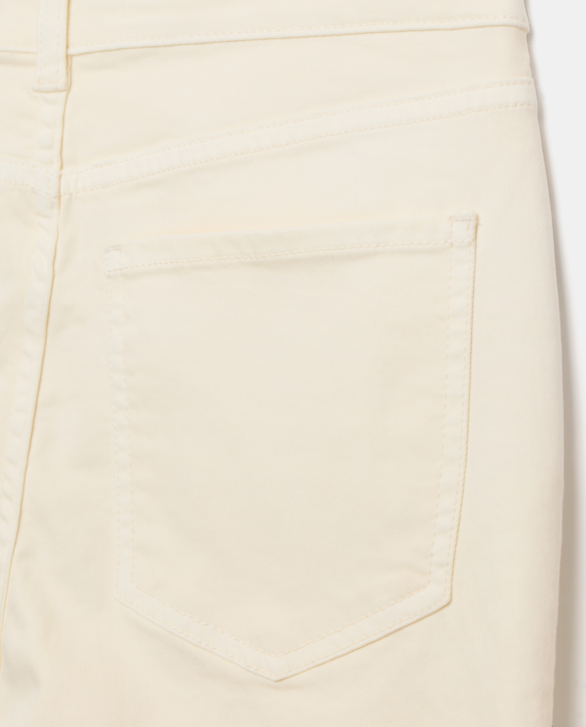Pantalón capri de mujer con bordado - Southern Cotton - 120 Crudo 120 Crudo-5