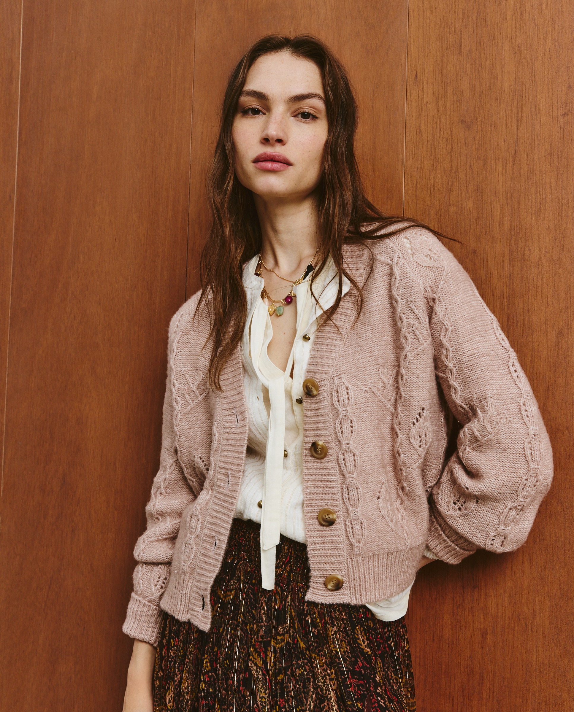 Casaco Curto Liso 284 Lilás-1