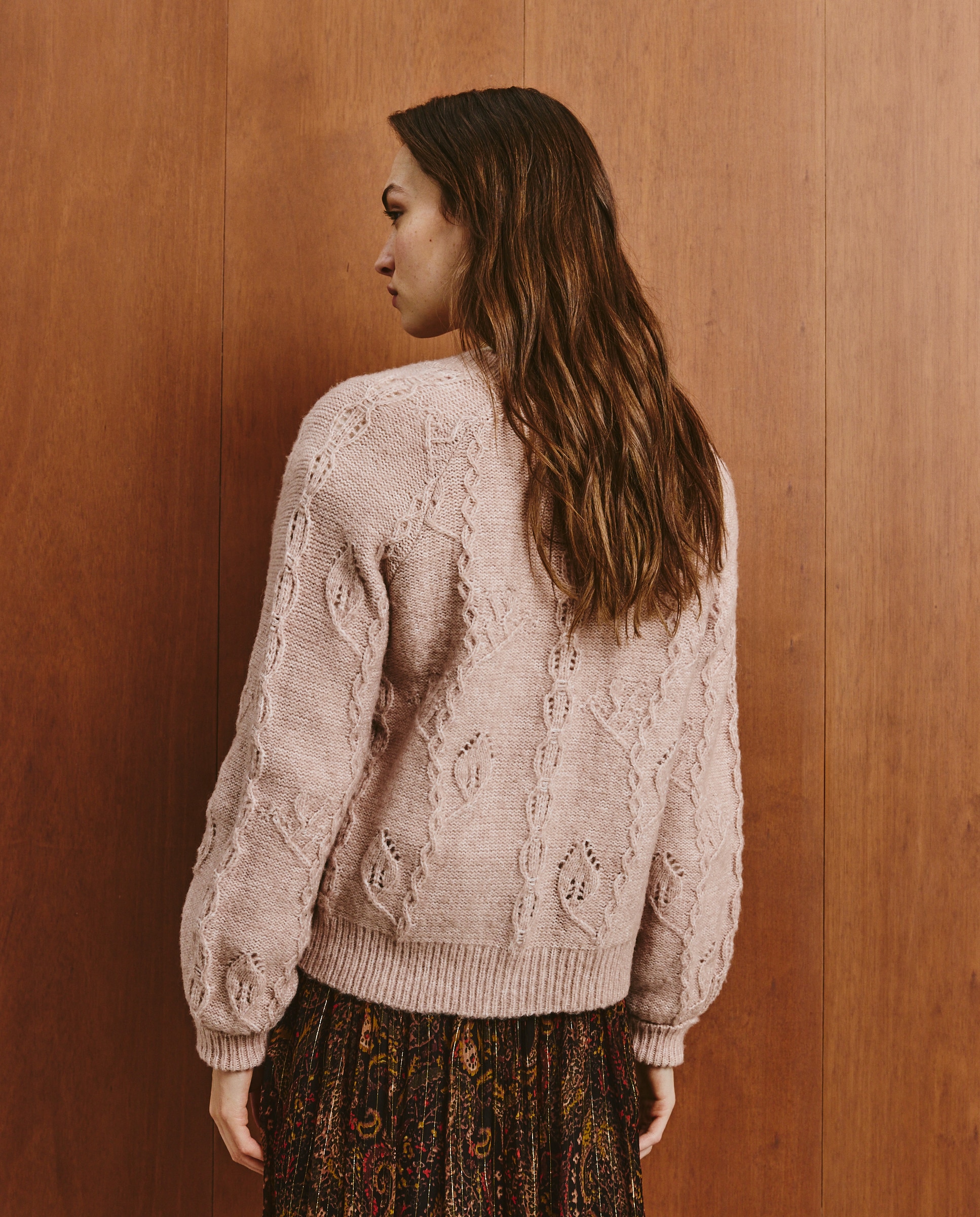 Casaco Curto Liso 284 Lilás-3