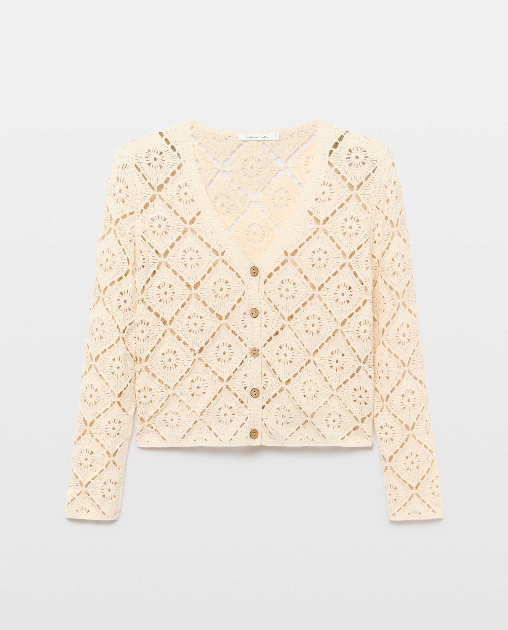 Casaco de Crochet 120 Cru-5