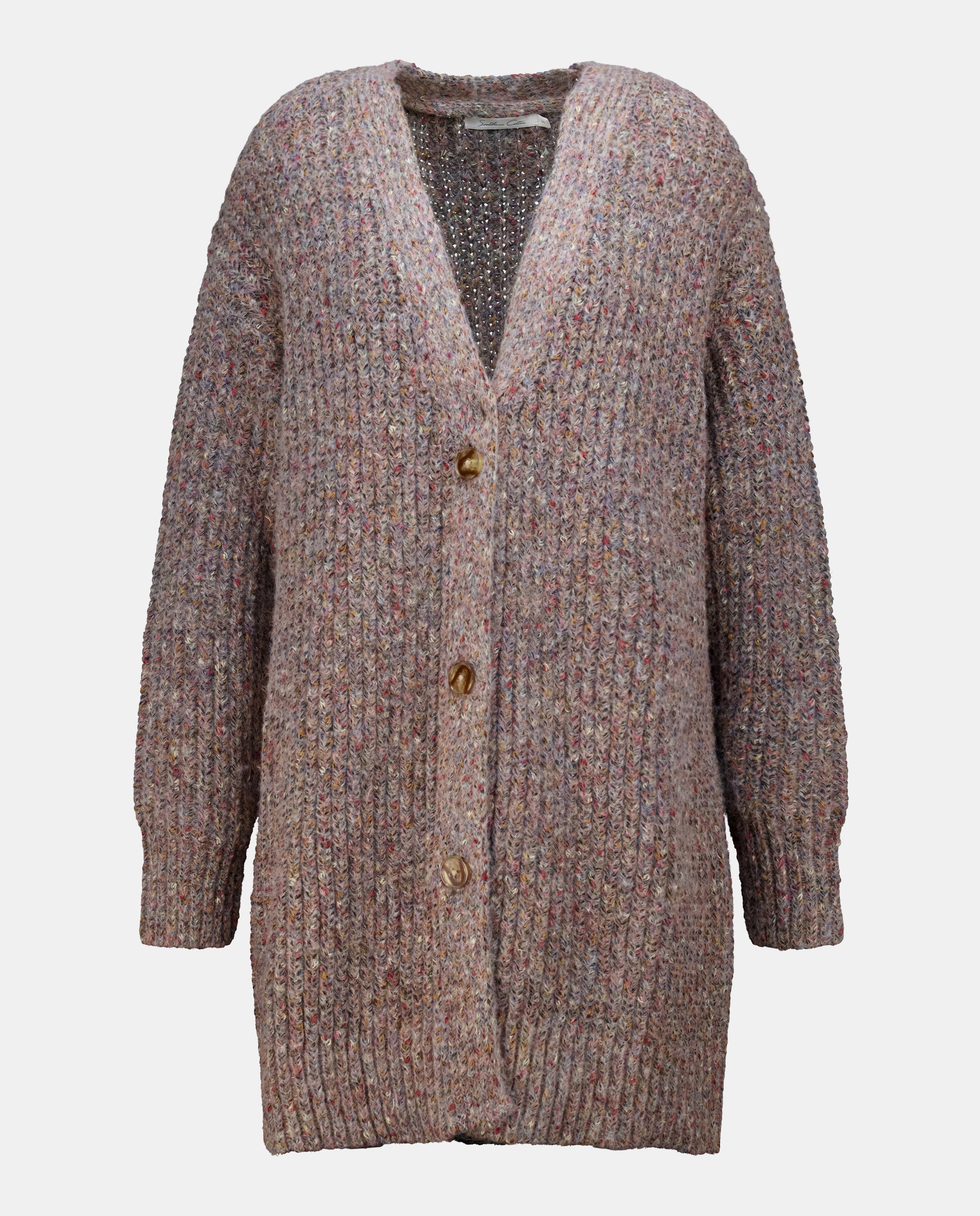 Casacão Comprido Liso Cinzento-claro-4