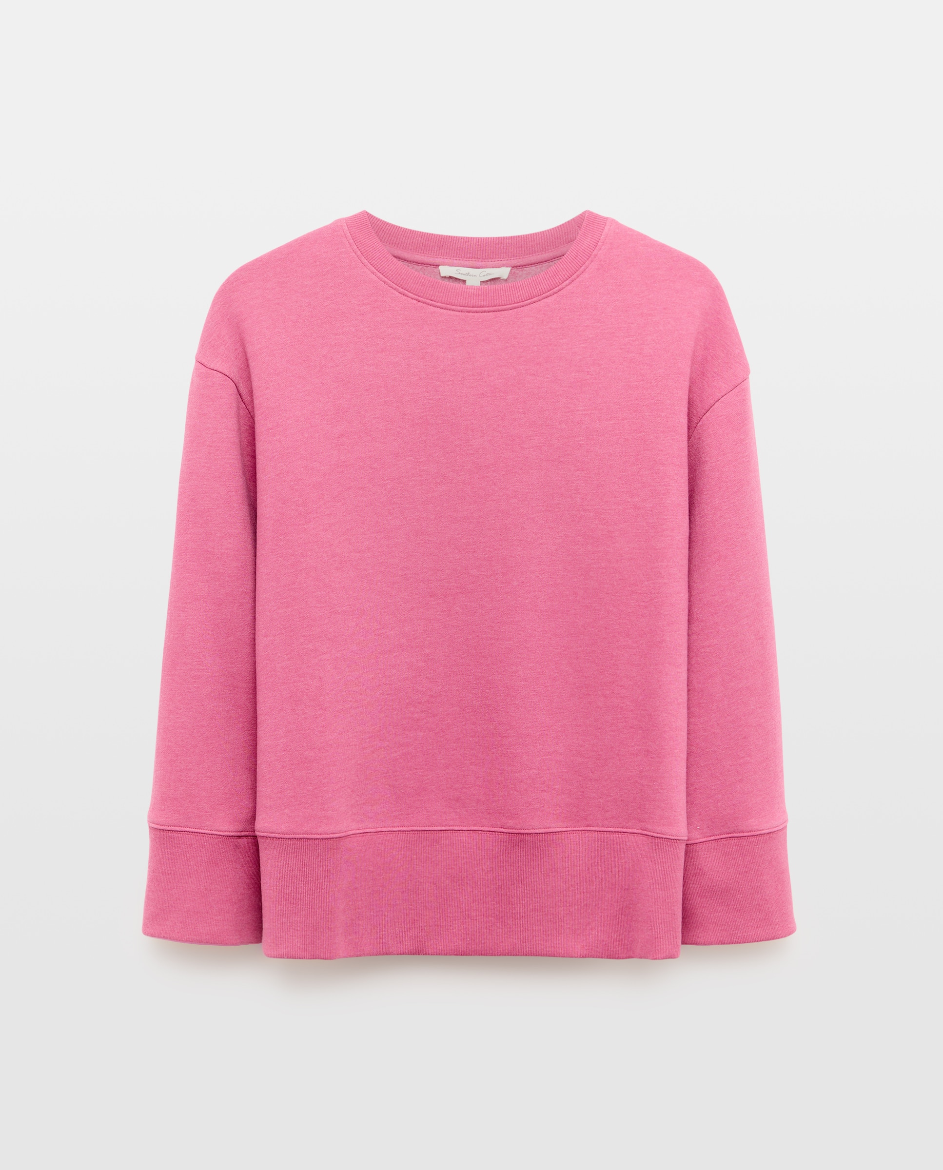 Sweatshirt com decote redondo 240 Fúcsia-4