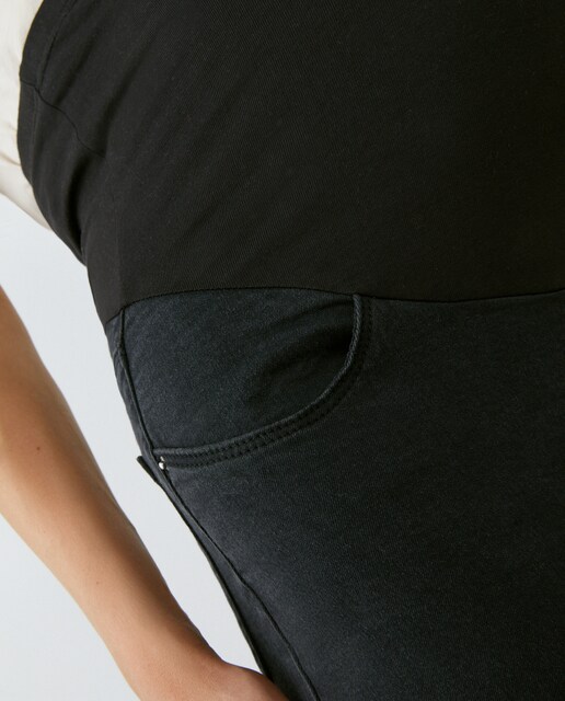 Pantalón denim premamá liso