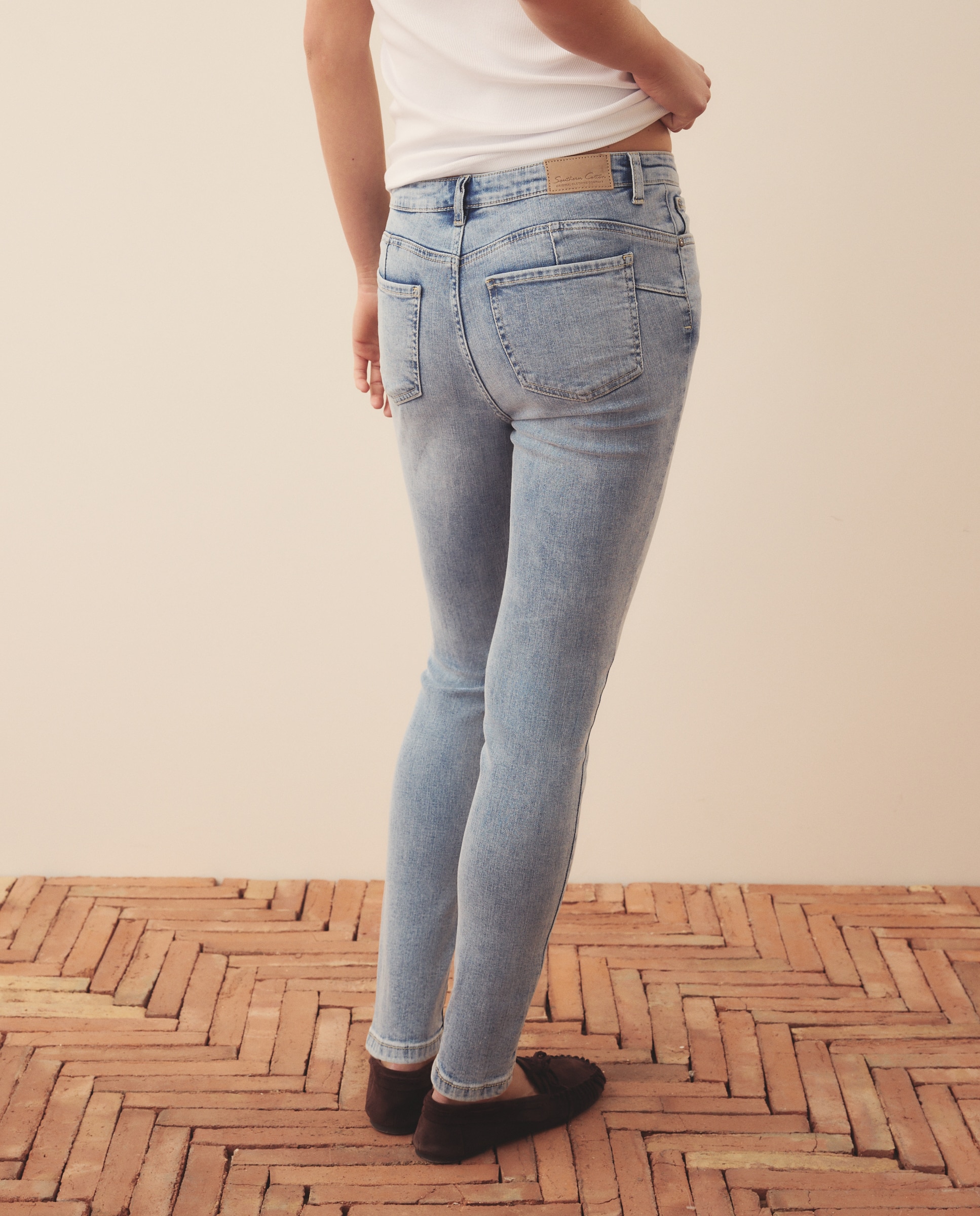 Jeans Skinny Lisas Cerúleo-3