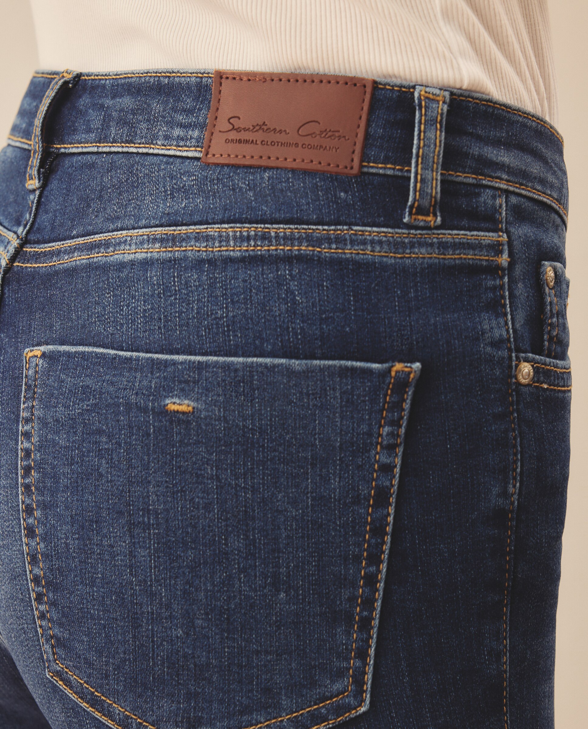 Jeans Skinny Lisas Azul Suave-4