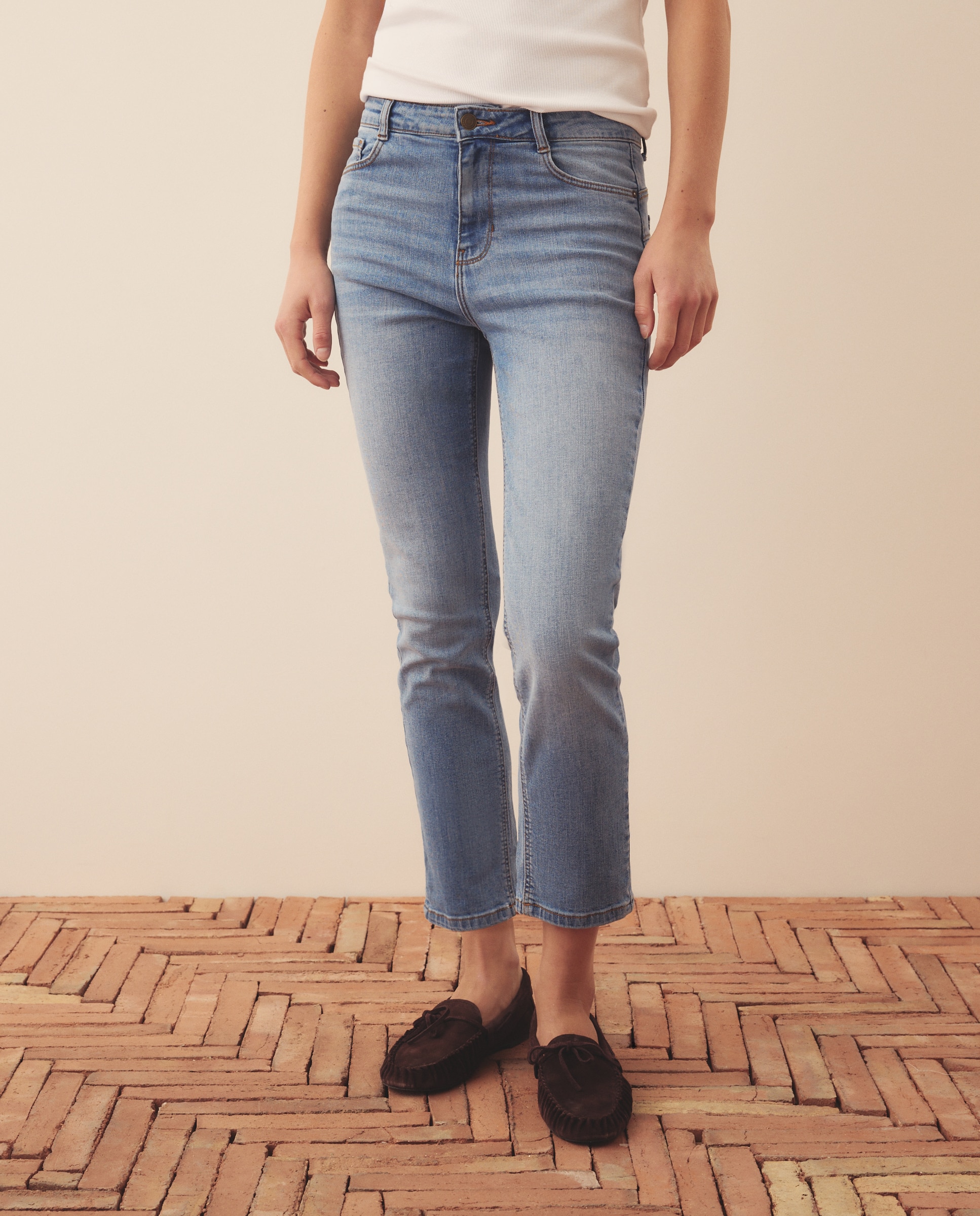 Jeans Skinny Lisas Azul pálido-2