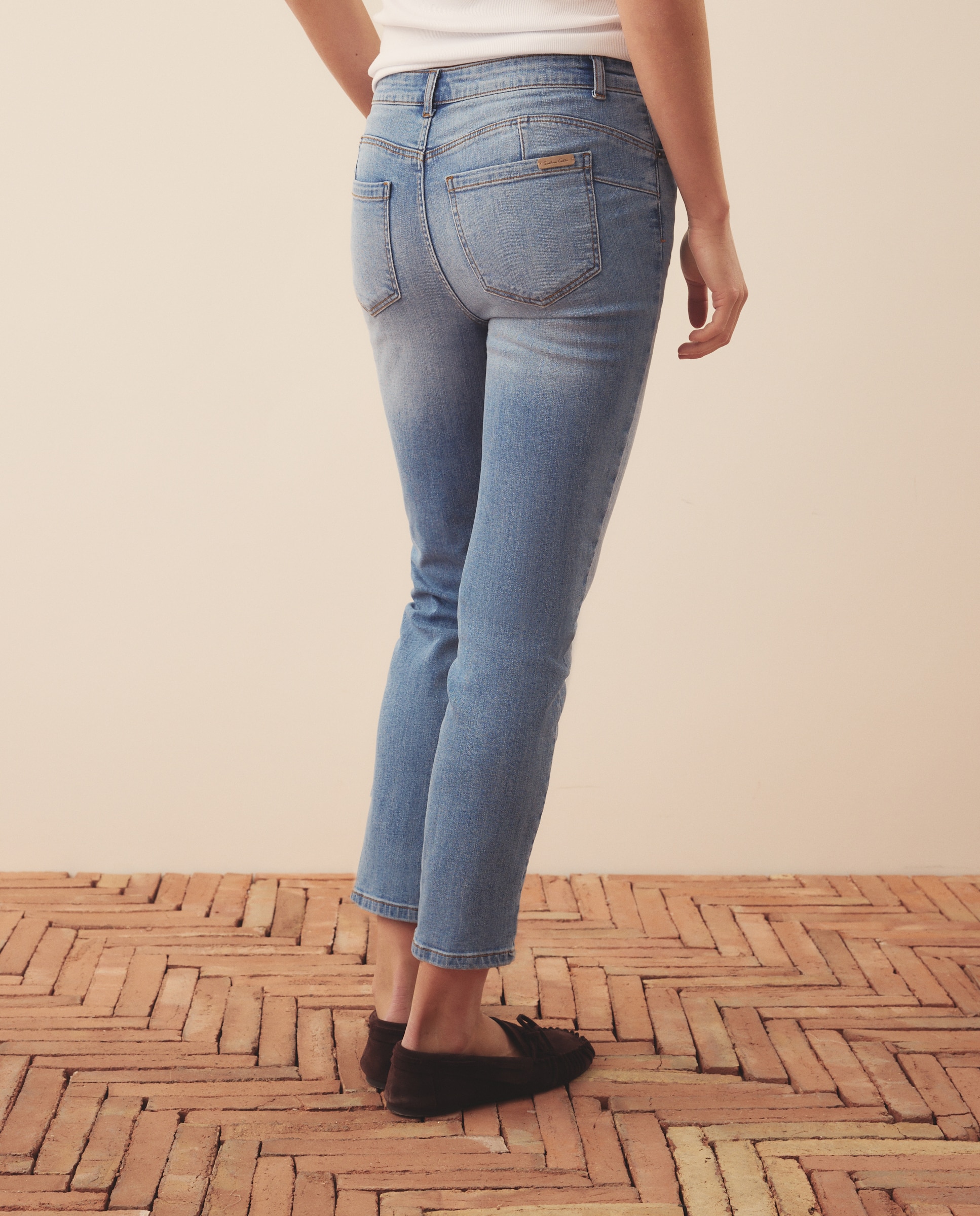 Jeans Skinny Lisas Azul pálido-3