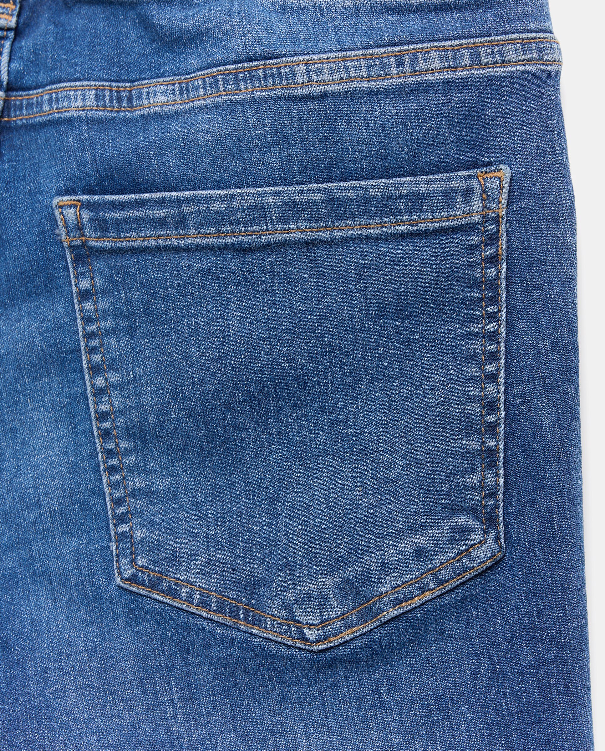 Vaqueros de algodón liso de mujer - Southern Cotton - Azul Suave Azul Suave-5