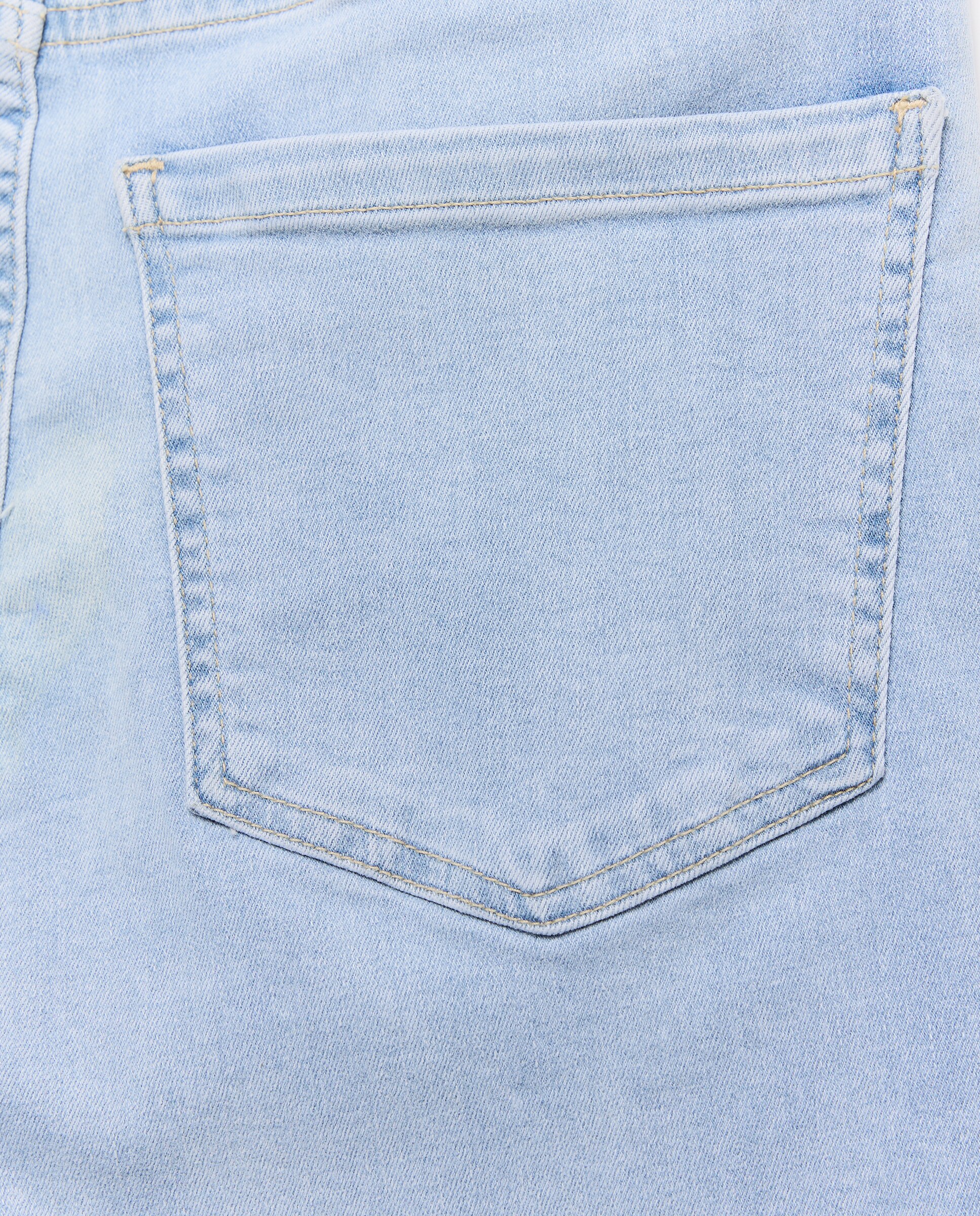 Vaqueros de algodón liso de mujer - Southern Cotton - Cerúleo Cerúleo-5