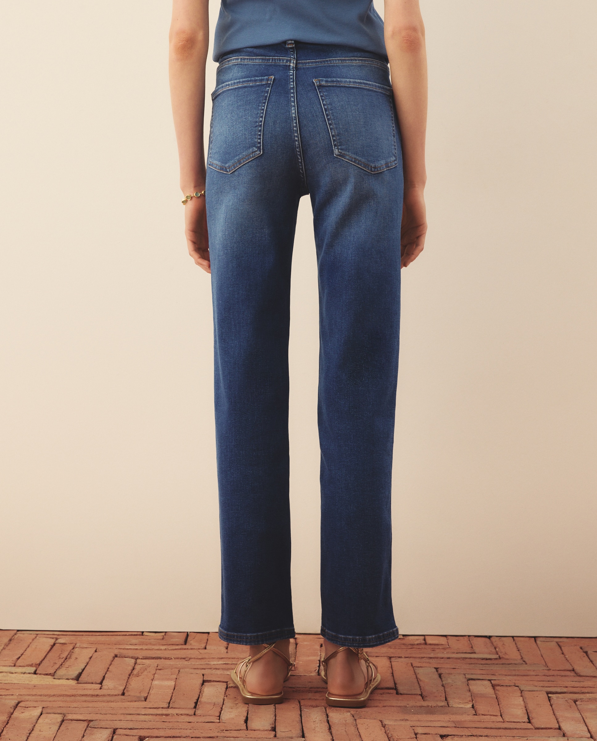 Jegging de mujer recto - Southern Cotton - Azul pálido Azul pálido-3