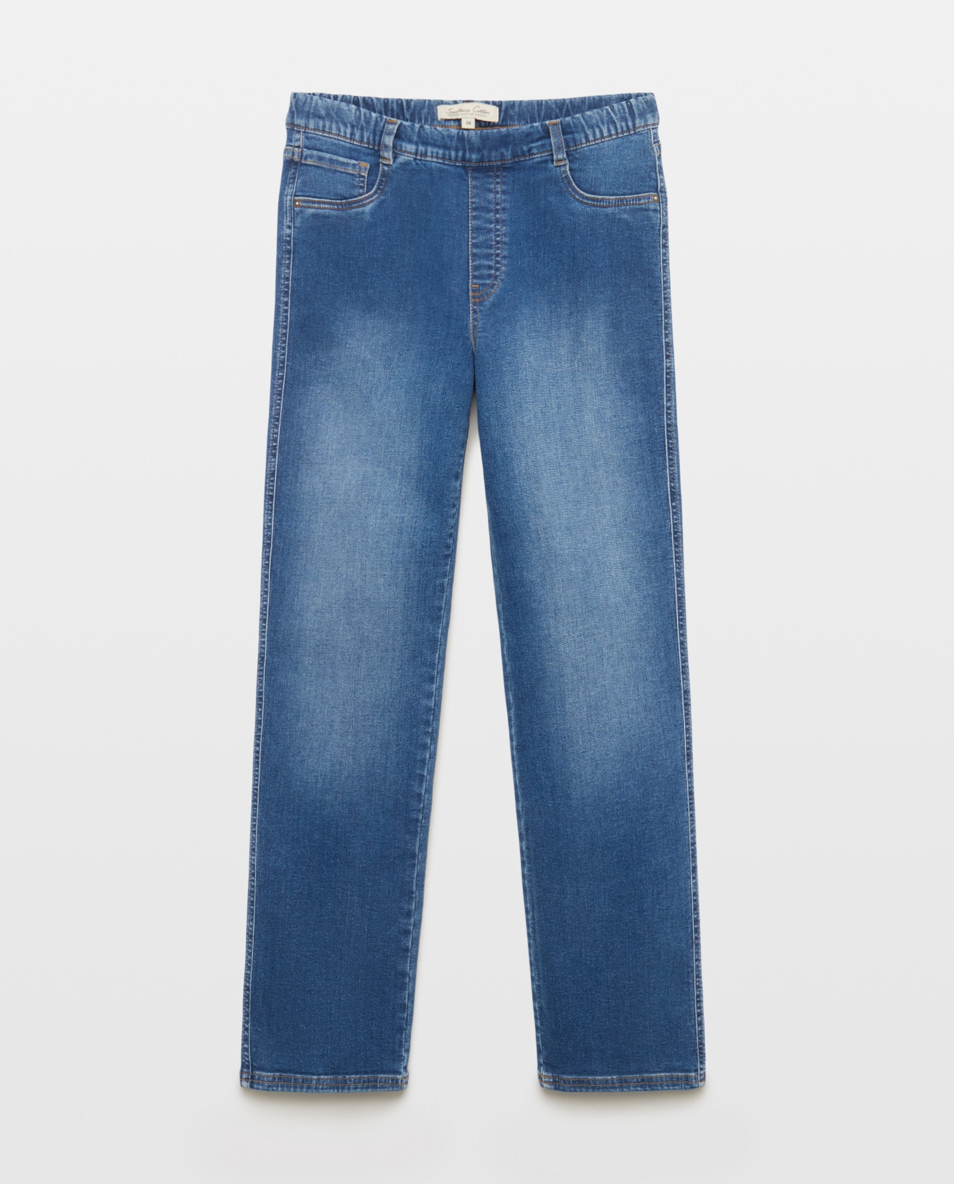 Jegging de mujer recto - Southern Cotton - Azul pálido Azul pálido-4