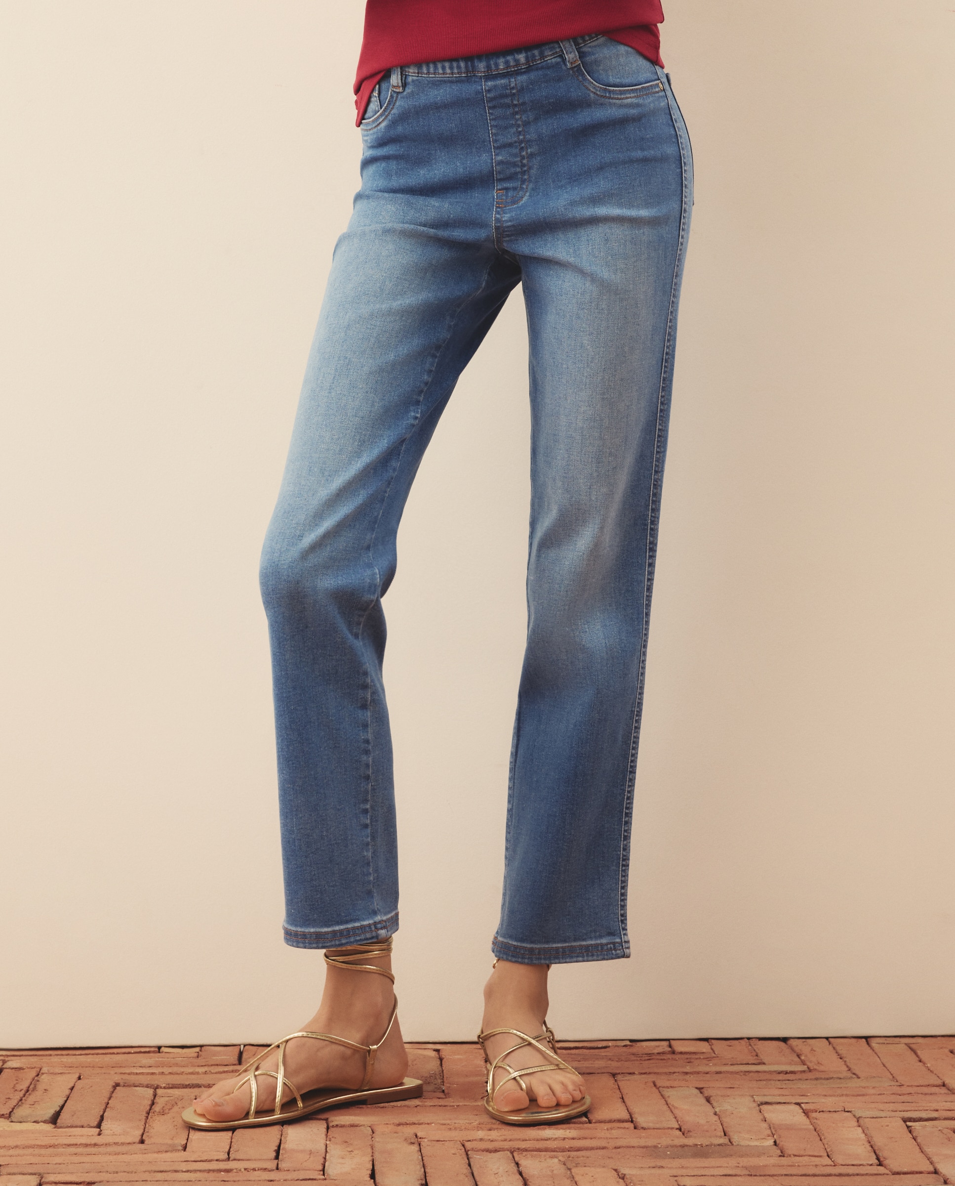 Jegging de mujer recto - Southern Cotton - Cerúleo Cerúleo-2