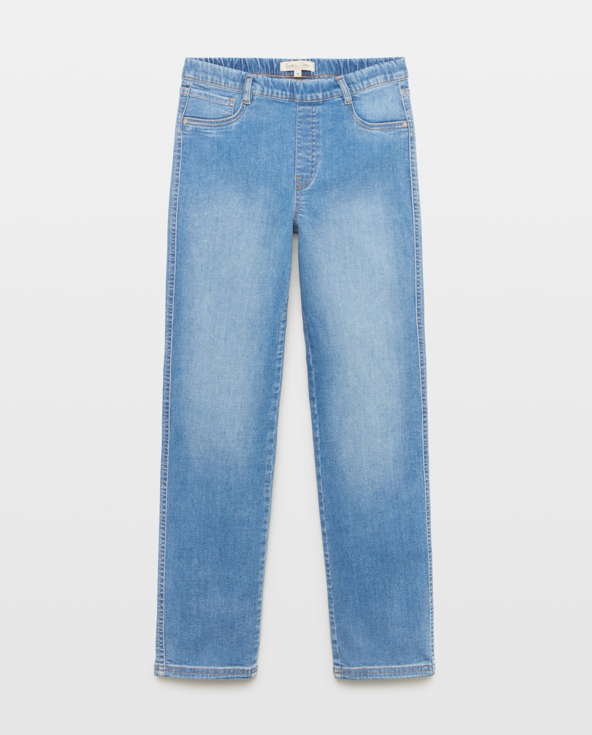 Jegging de mujer recto - Southern Cotton - Cerúleo Cerúleo-4