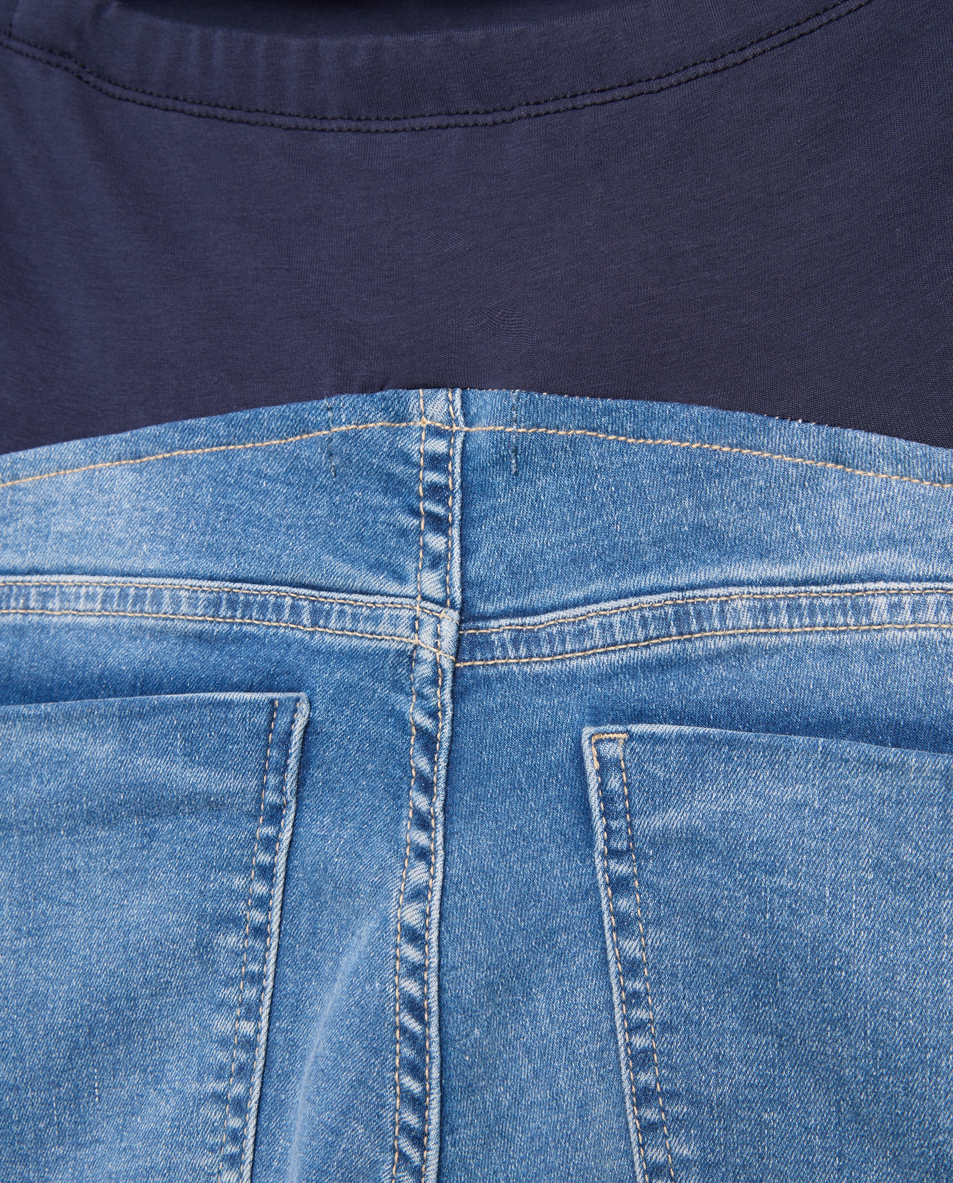 Pantalones denim flare de mujer - Southern Cotton - Azul pálido Azul pálido-2