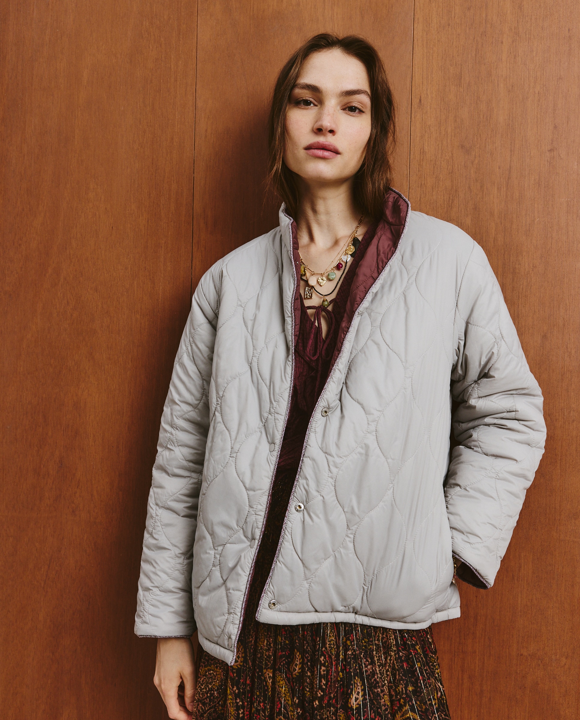 Parka Lisa Reversível 291 Beringela-2