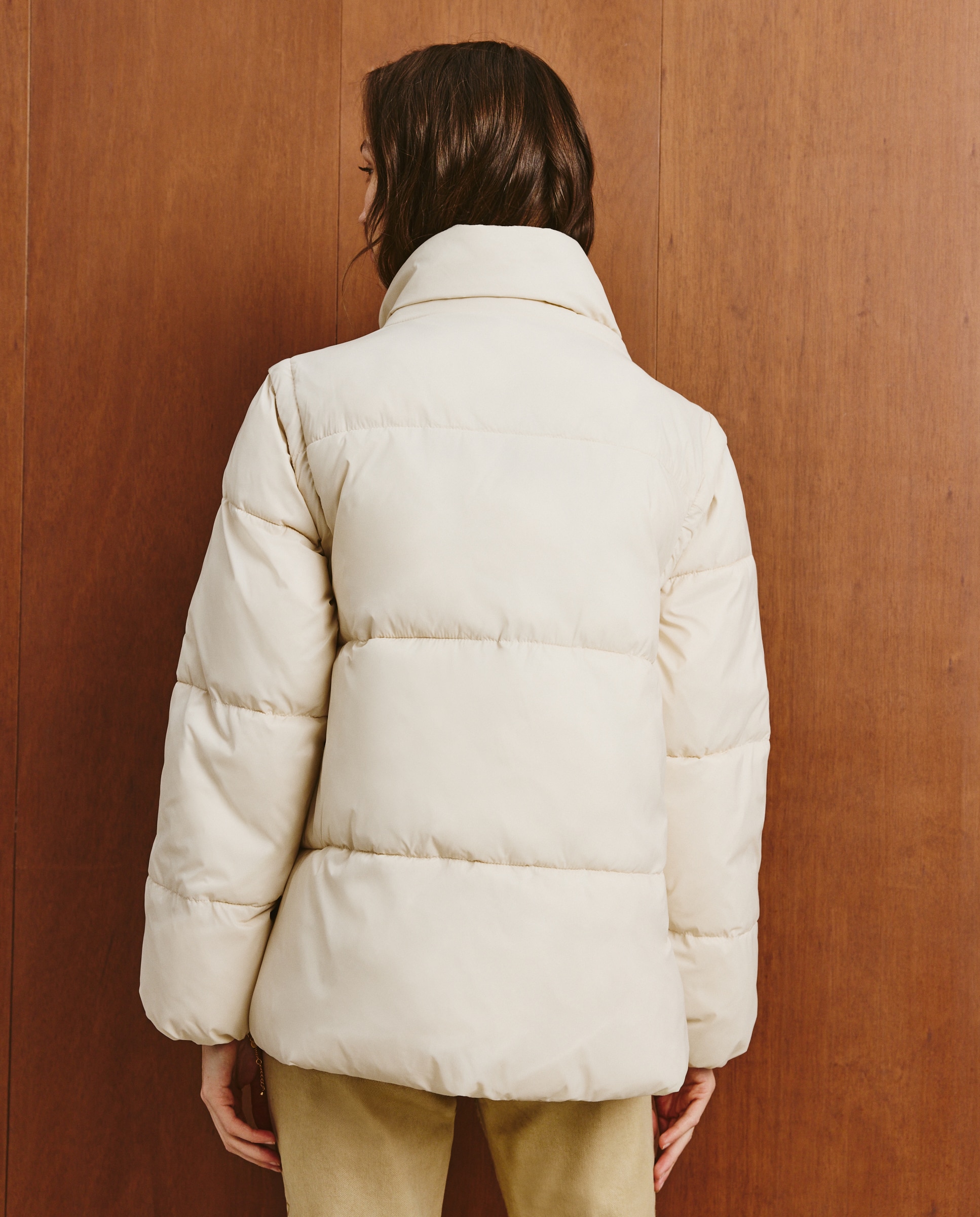 Parka Lisa Curta 130 Marfim-3