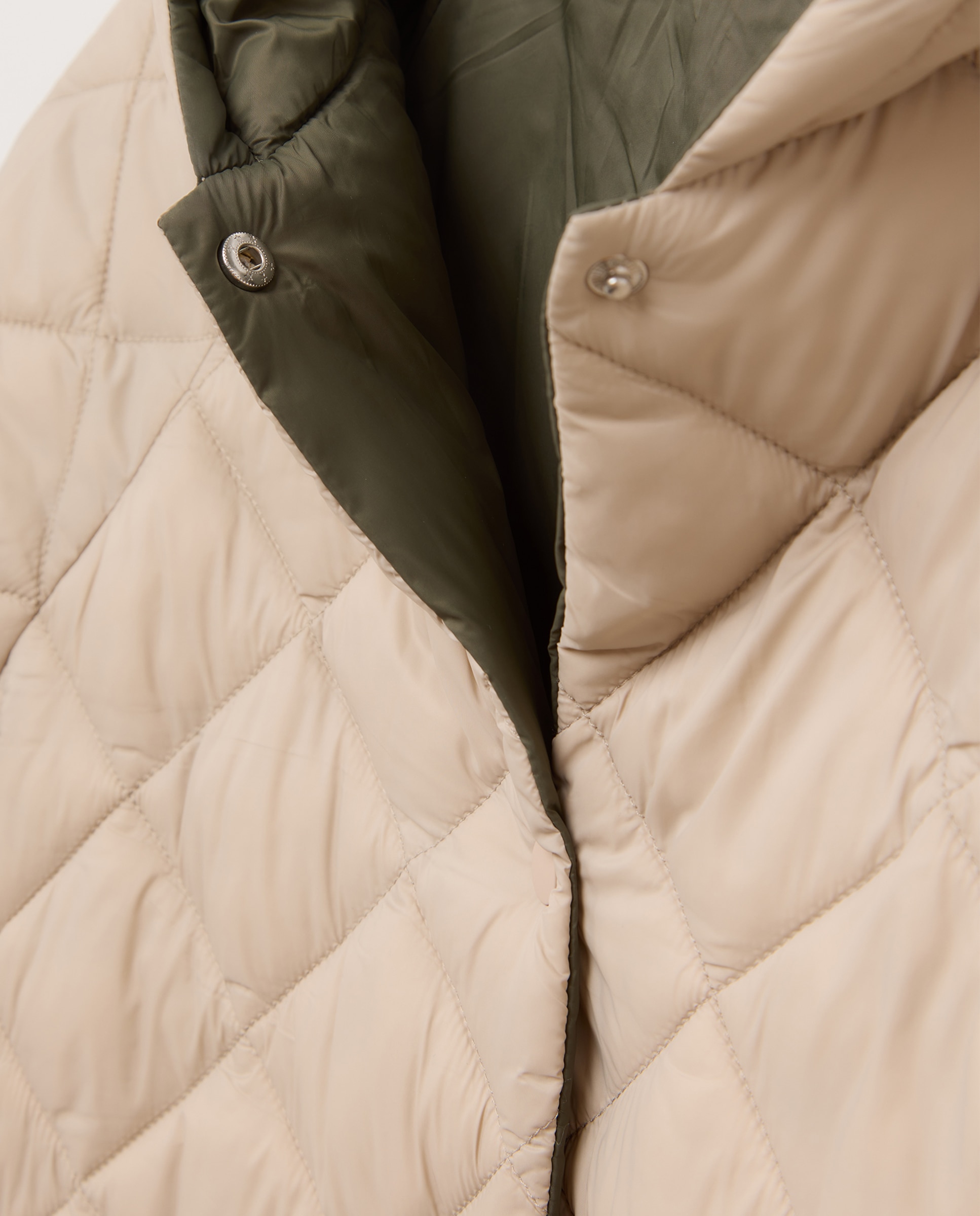Acolchado de mujer corto reversible - Southern Cotton - 530 Verde oscuro 530 Verde oscuro-6