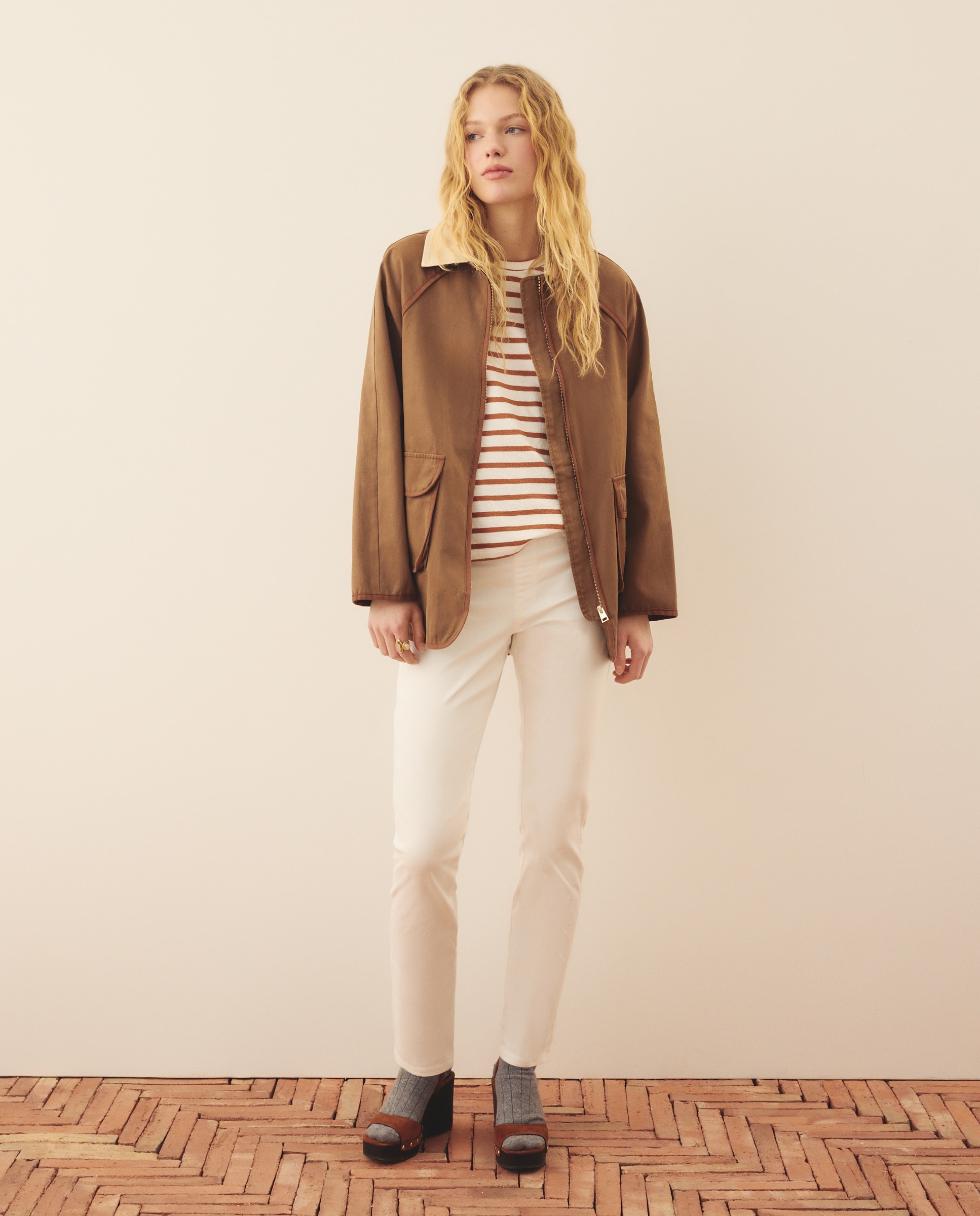 Parka Encerada 730 Camel-2