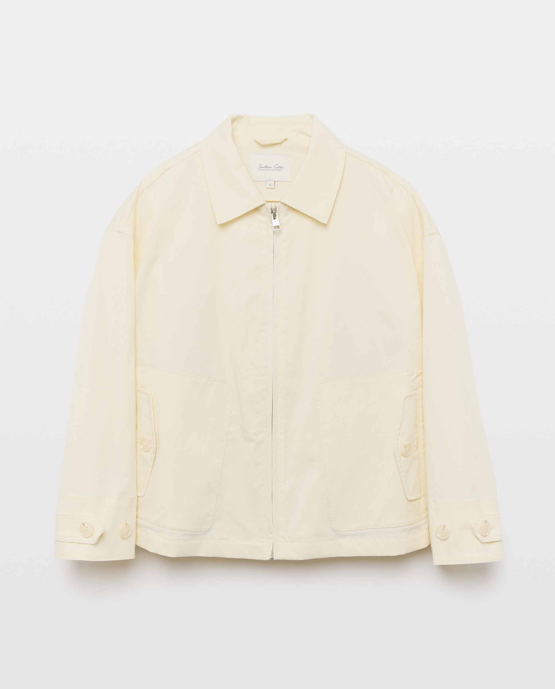 Parka Oversize com Fecho de Correr 120 Cru-4