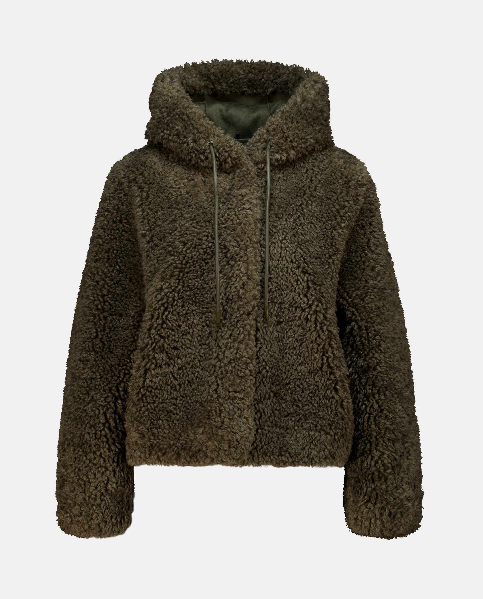 Casaco Liso Curto 520 Caqui-4