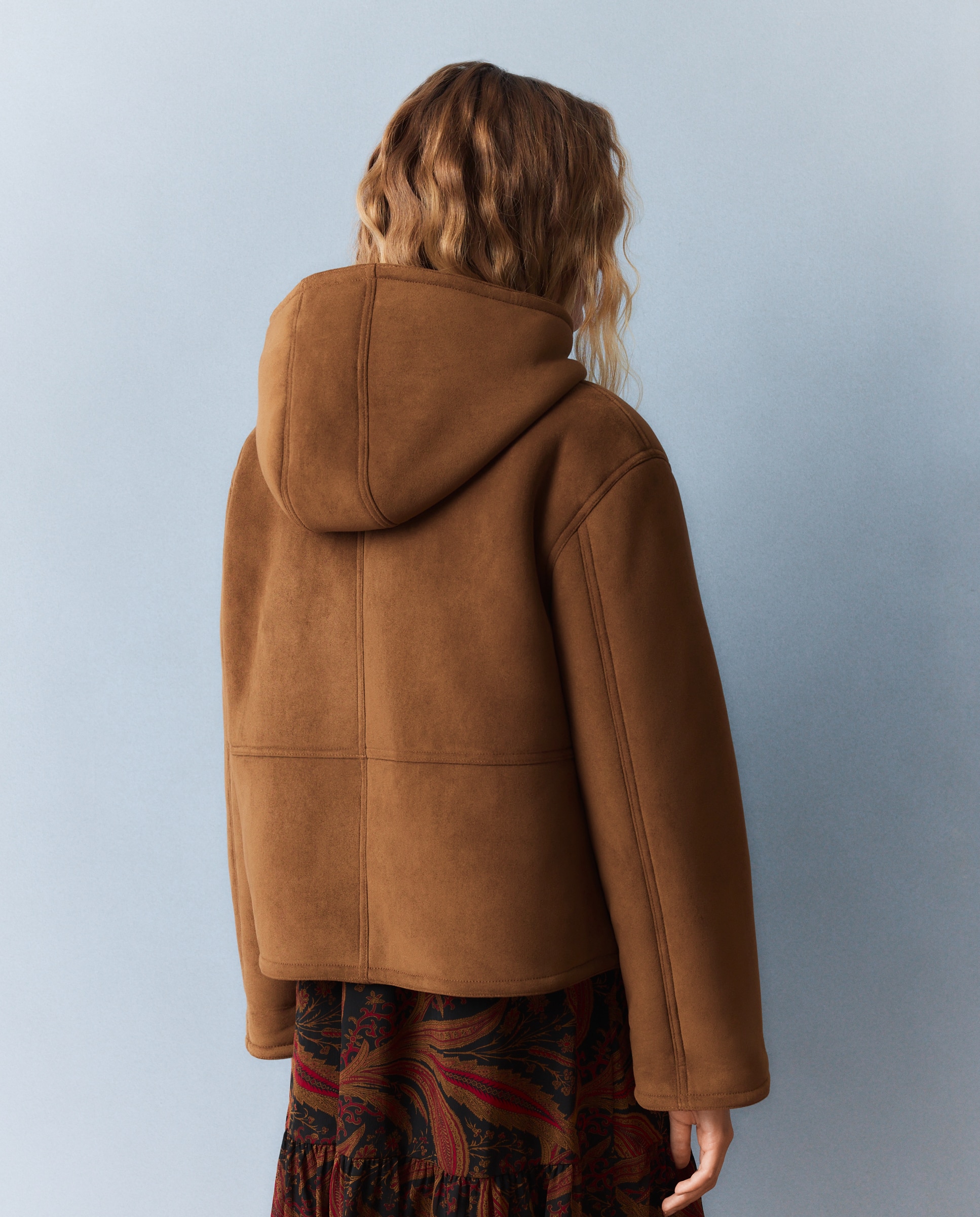 Chaqueta de abrigo de mujer doble faz - Southern Cotton - 730 Camel 730 Camel-3