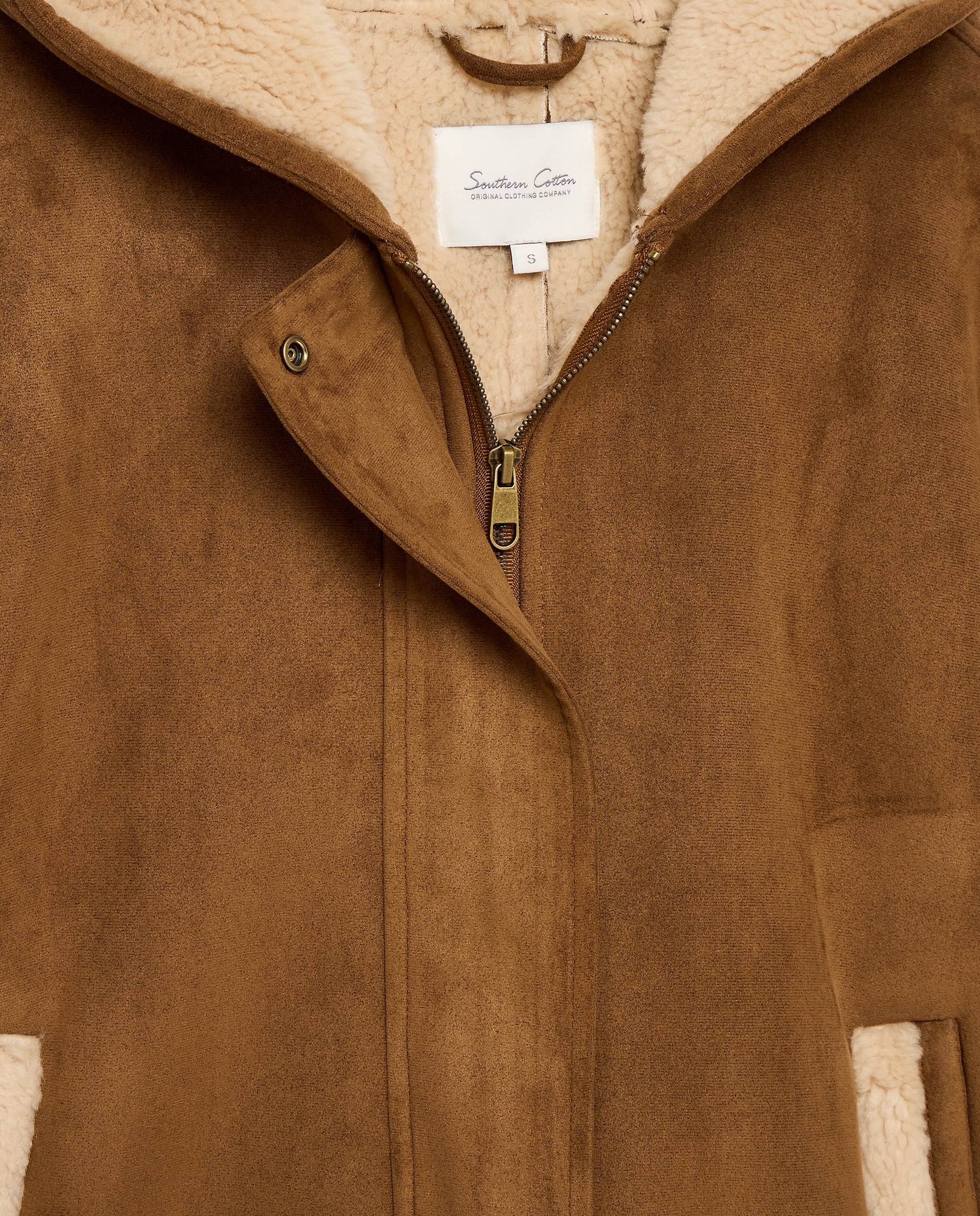 Chaqueta de abrigo de mujer doble faz - Southern Cotton - 730 Camel 730 Camel-5