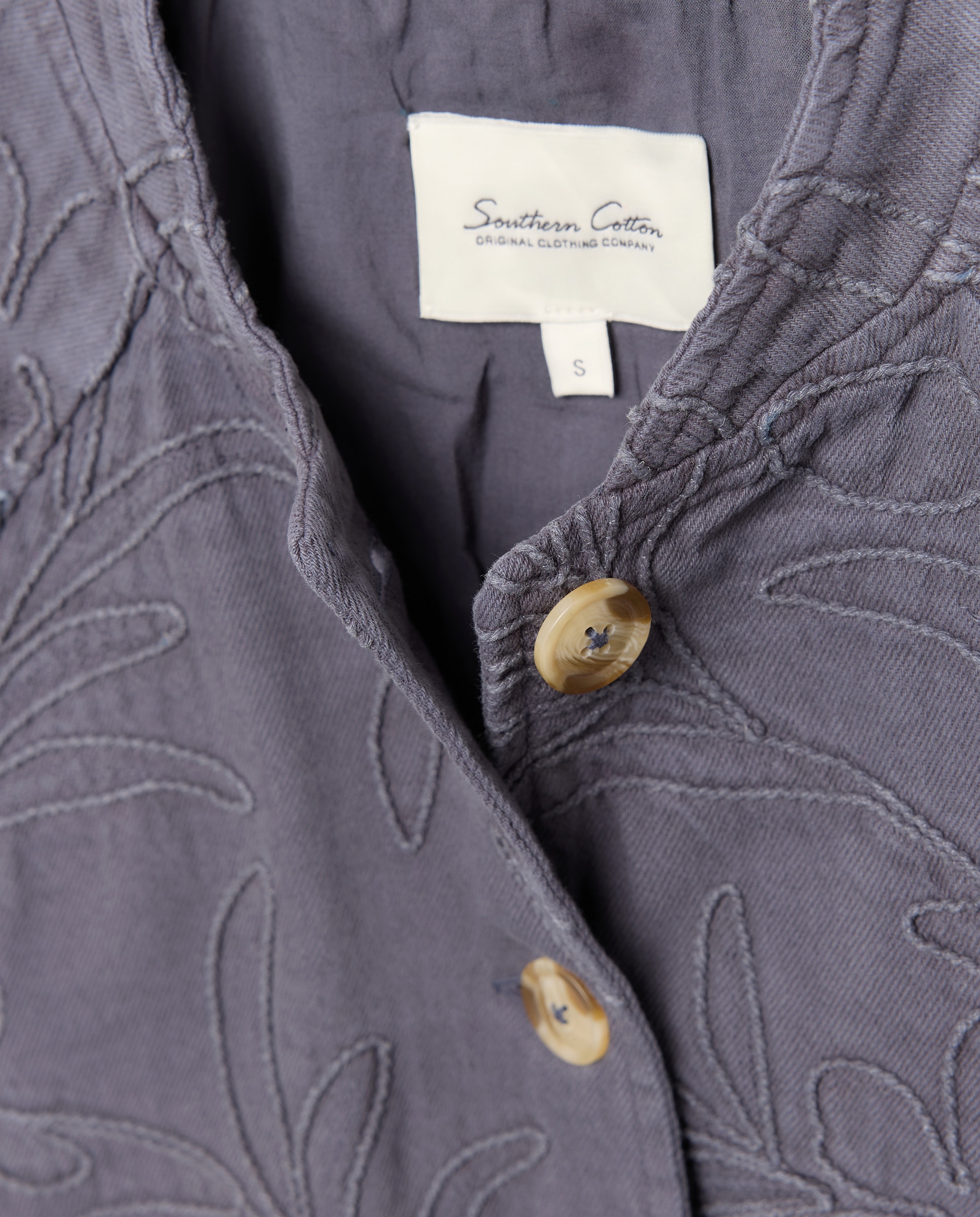 Cazadora bomber corta de mujer - Southern Cotton - 471 Índigo 471 Índigo-5