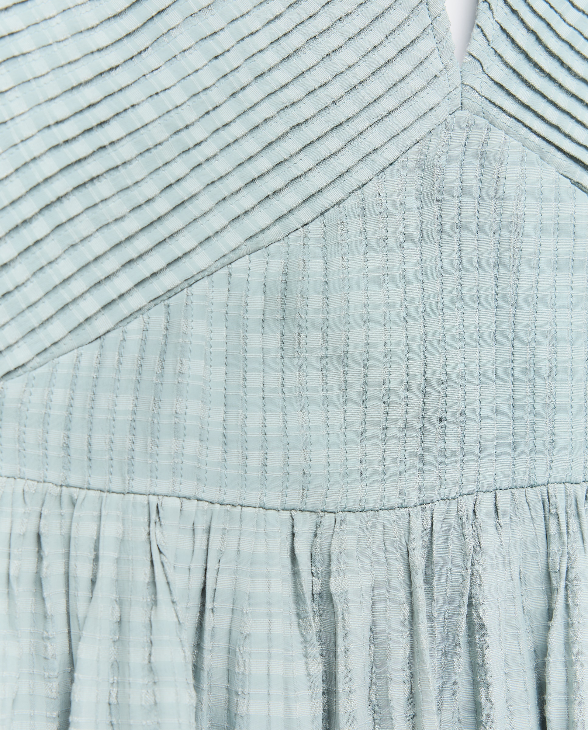 Vestido Comprido com Decote de Tiras Sabão-5