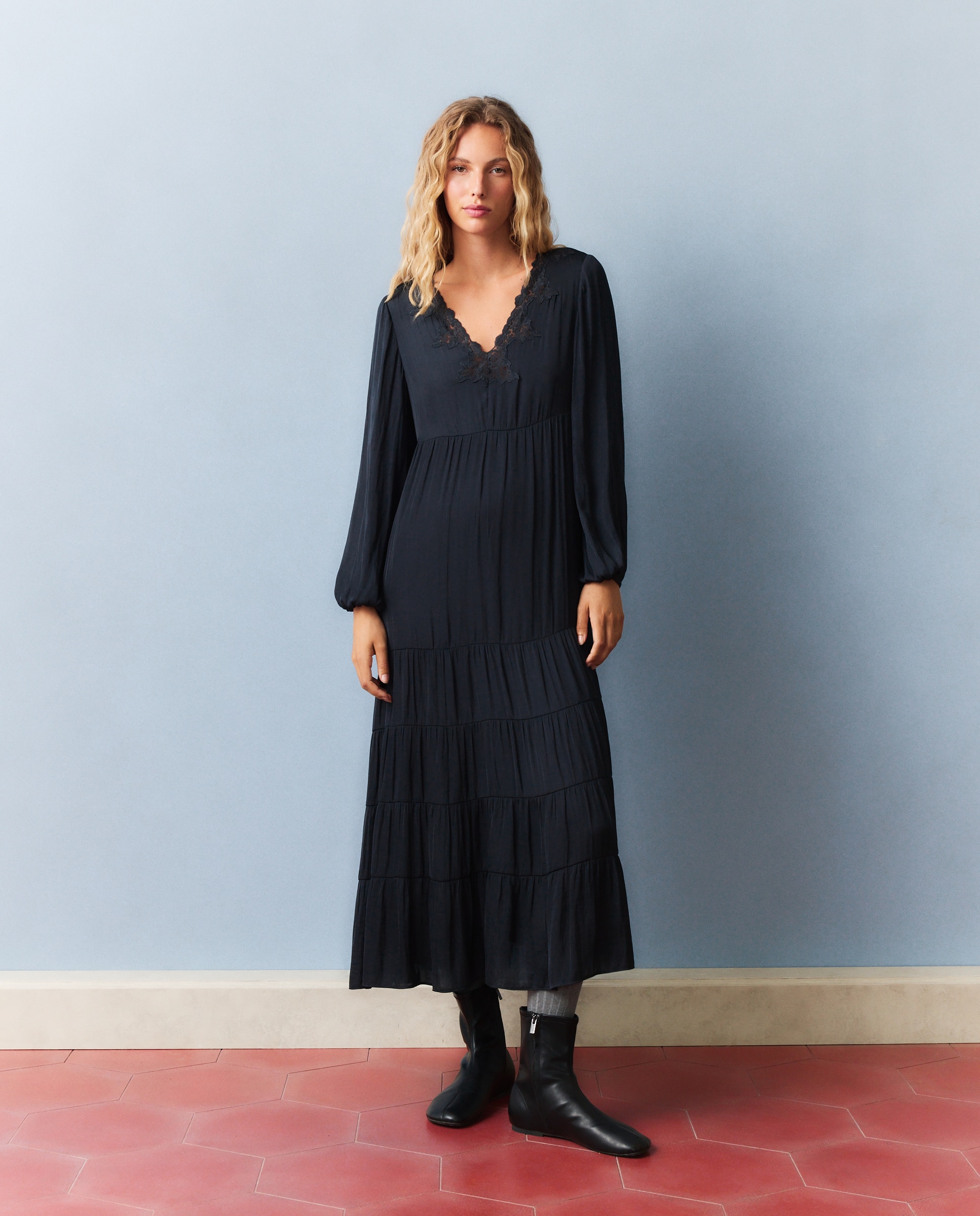 Vestido de mujer - Southern Cotton - Plomo Plomo-2